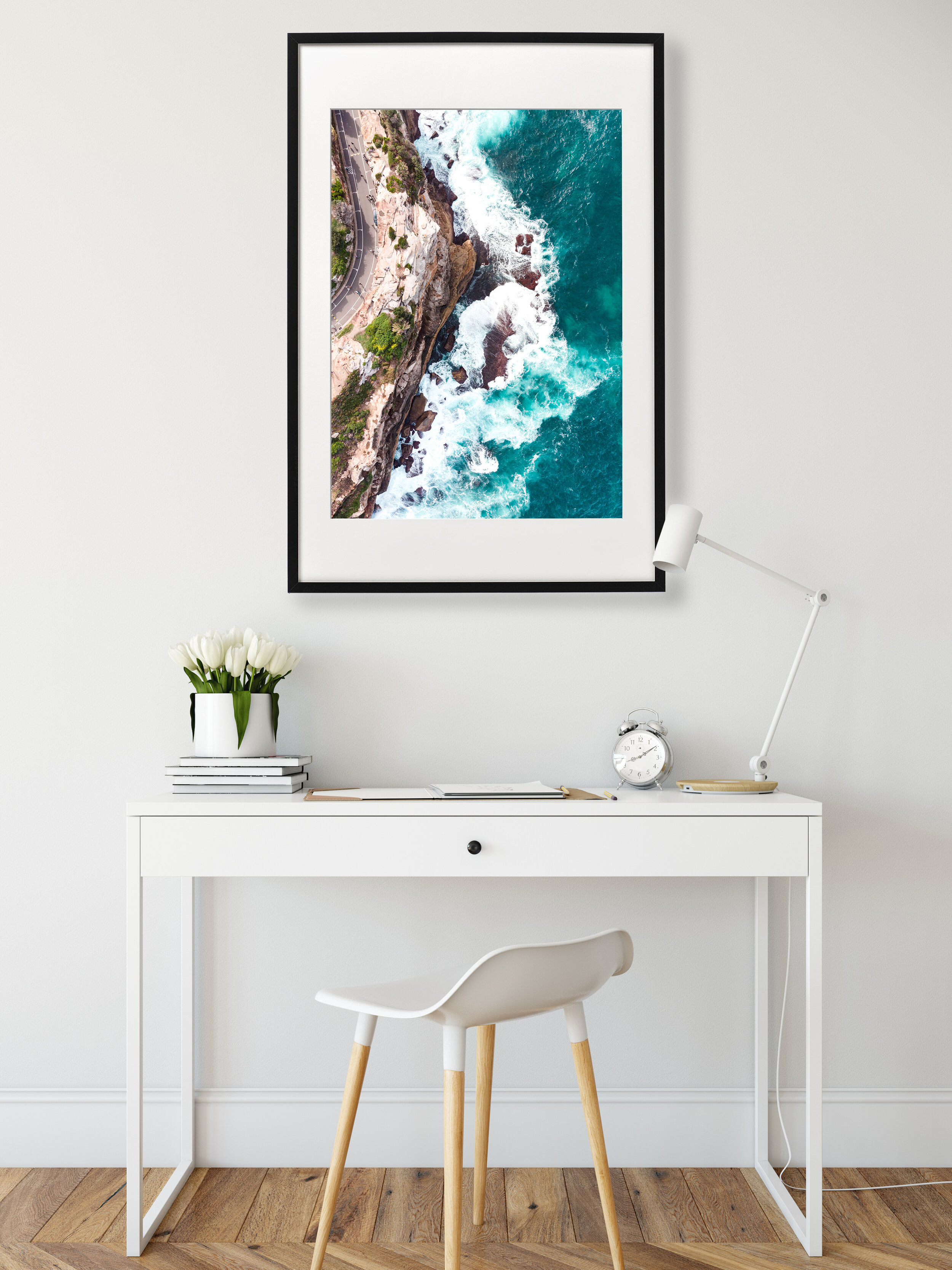 Bronte Beach framed print on wall — Andrew Caslin Photography