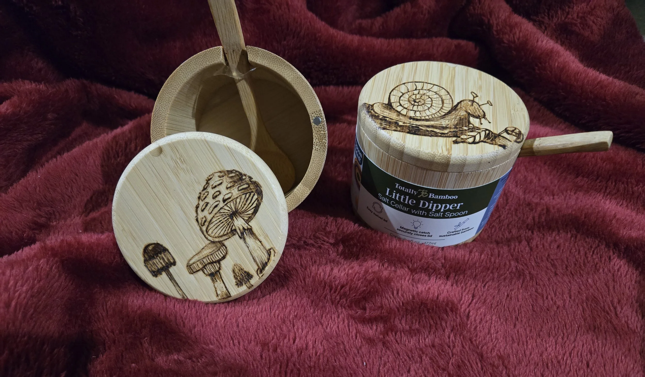 Salt Cellar/Storage Container with Spoon