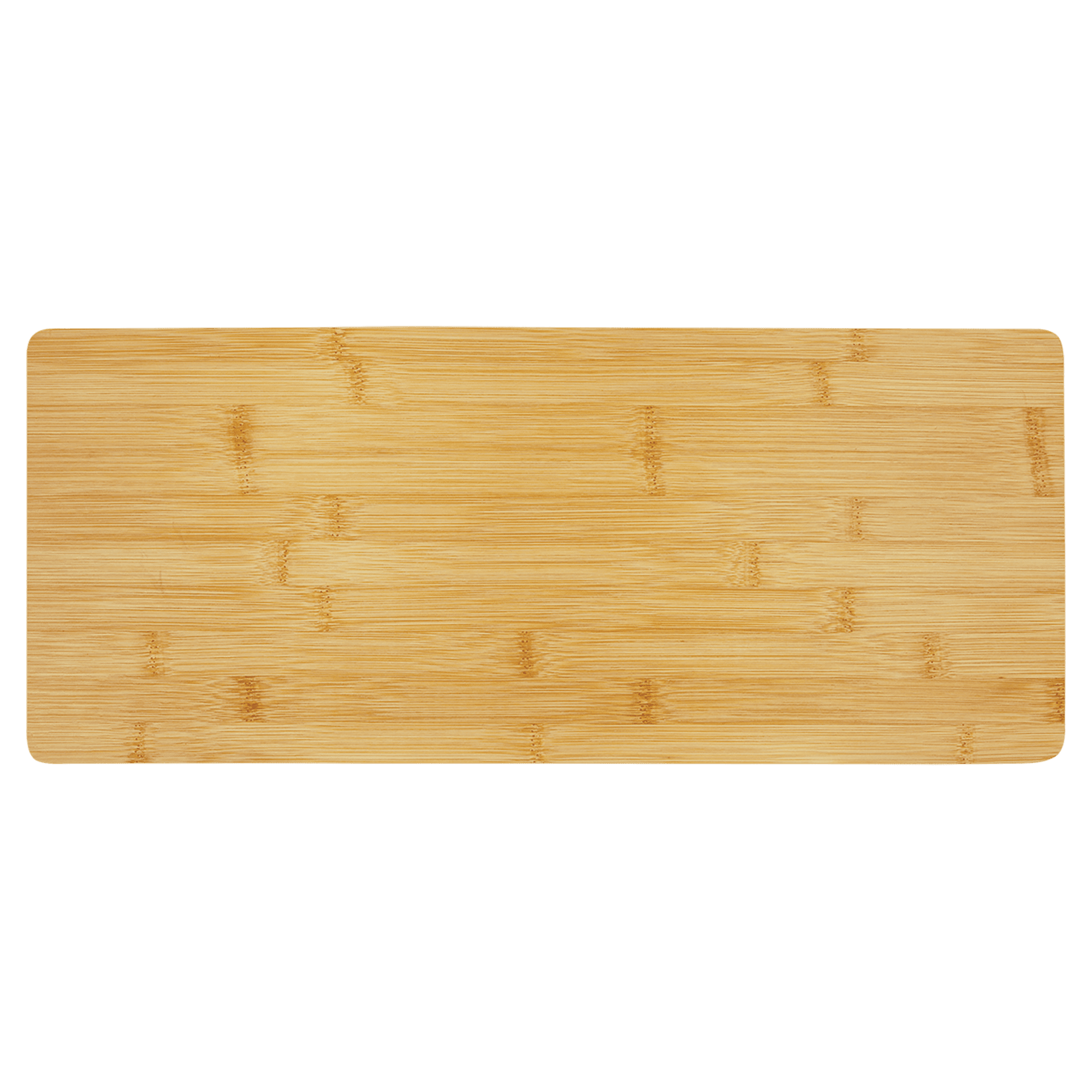 Charcuterie/Cutting Board with Freehand Pyrography, Bamboo 19-3/4" x 8"