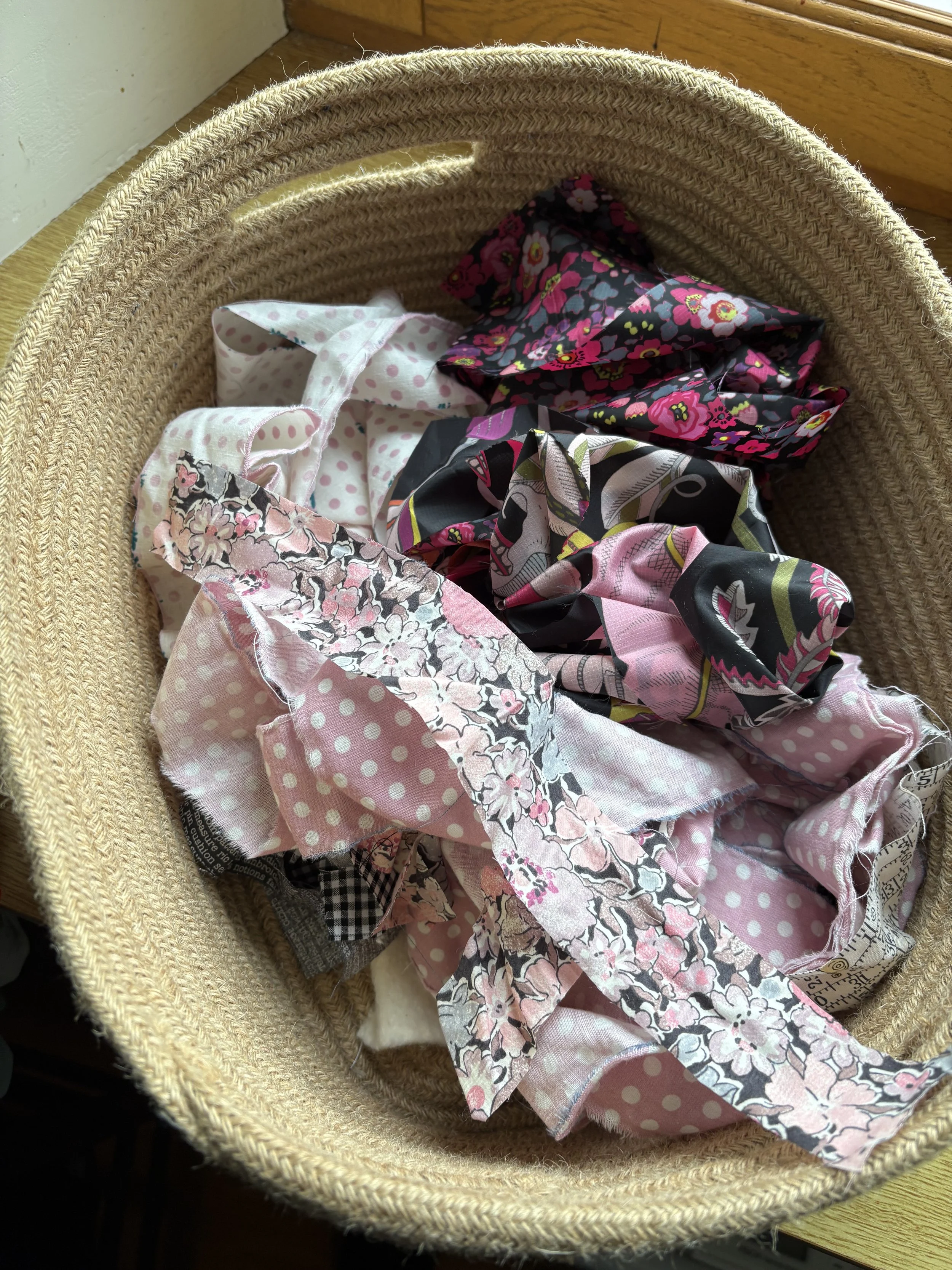 How a Patchwork Pouch Comes Together