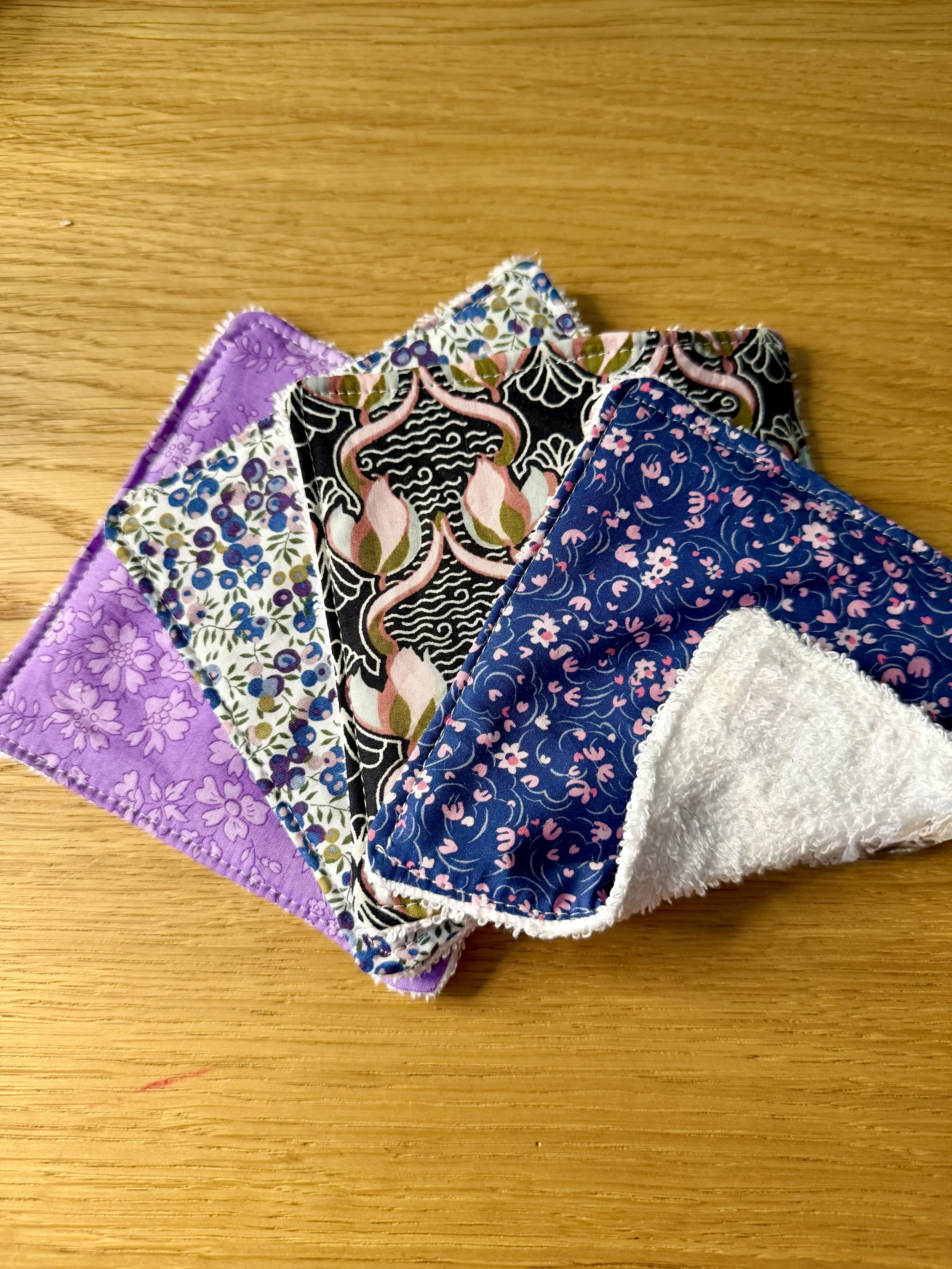 Bluebell & Berry Liberty Cleansing Cloths - Set of Four