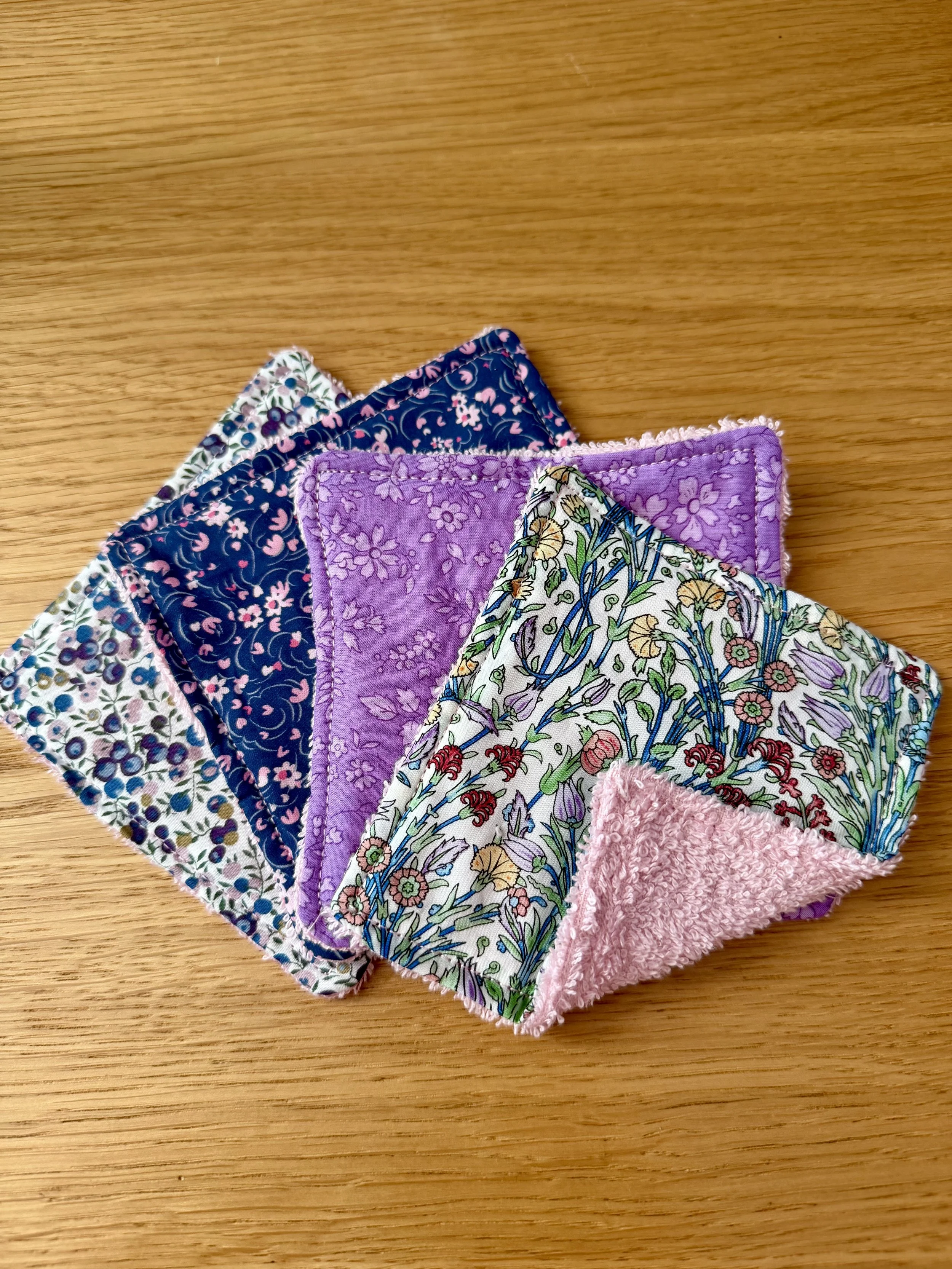 Lilac Meadow Liberty Cleansing Cloths - Set of Four