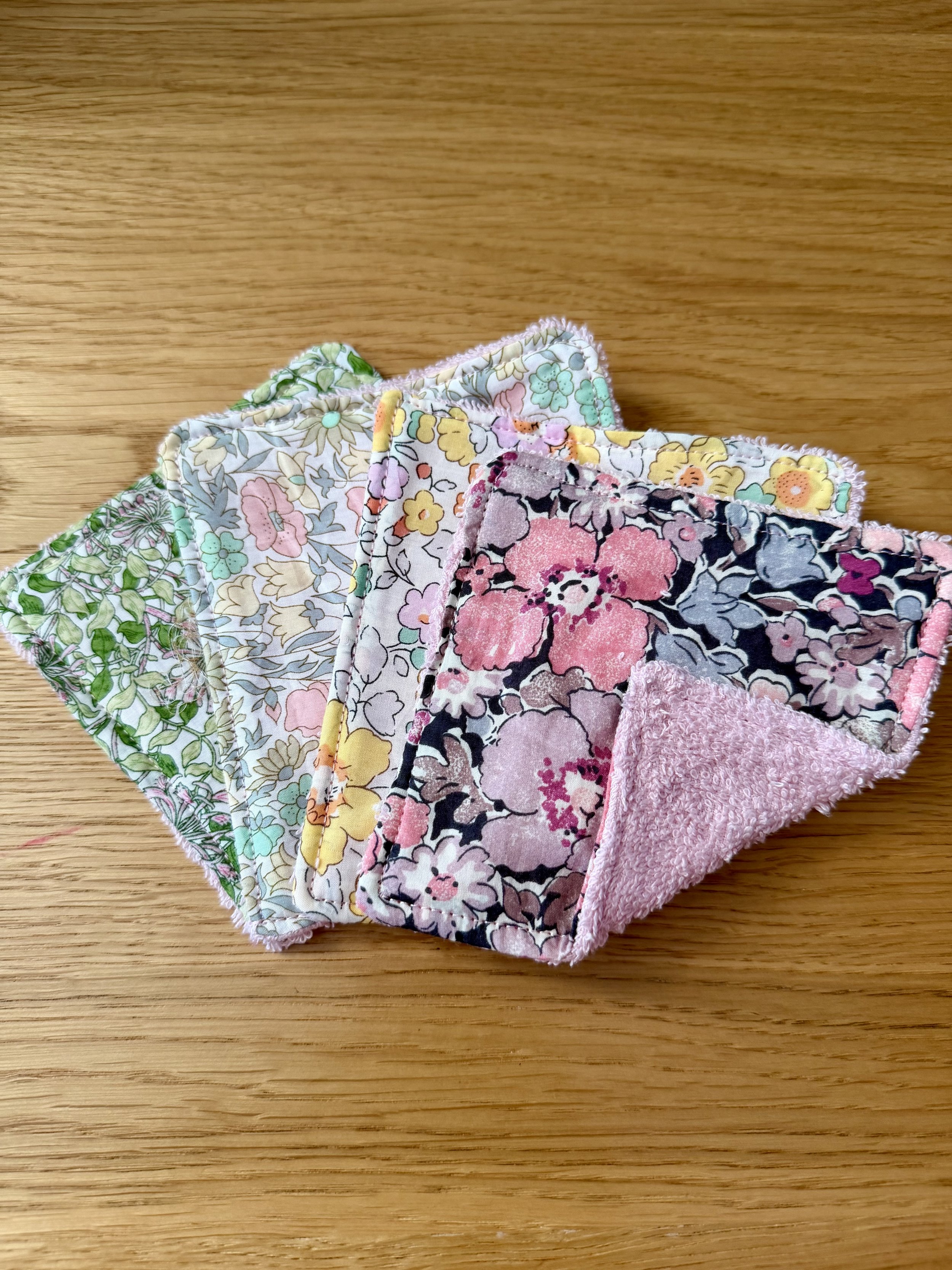 Blush Garden Liberty Cleansing Cloths - Set of Four