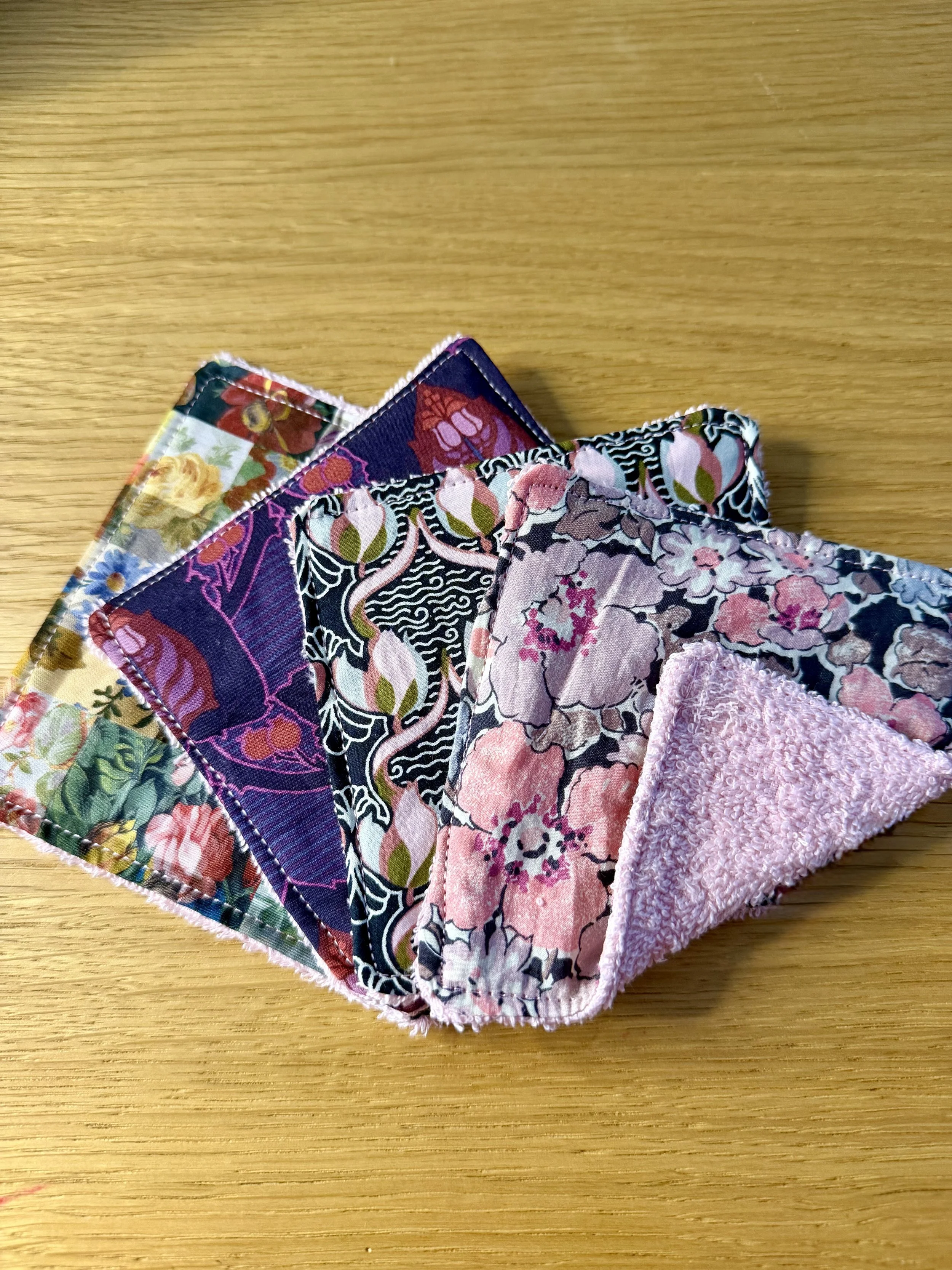 Dusky Rose Liberty Cleansing Cloths - Set of Four