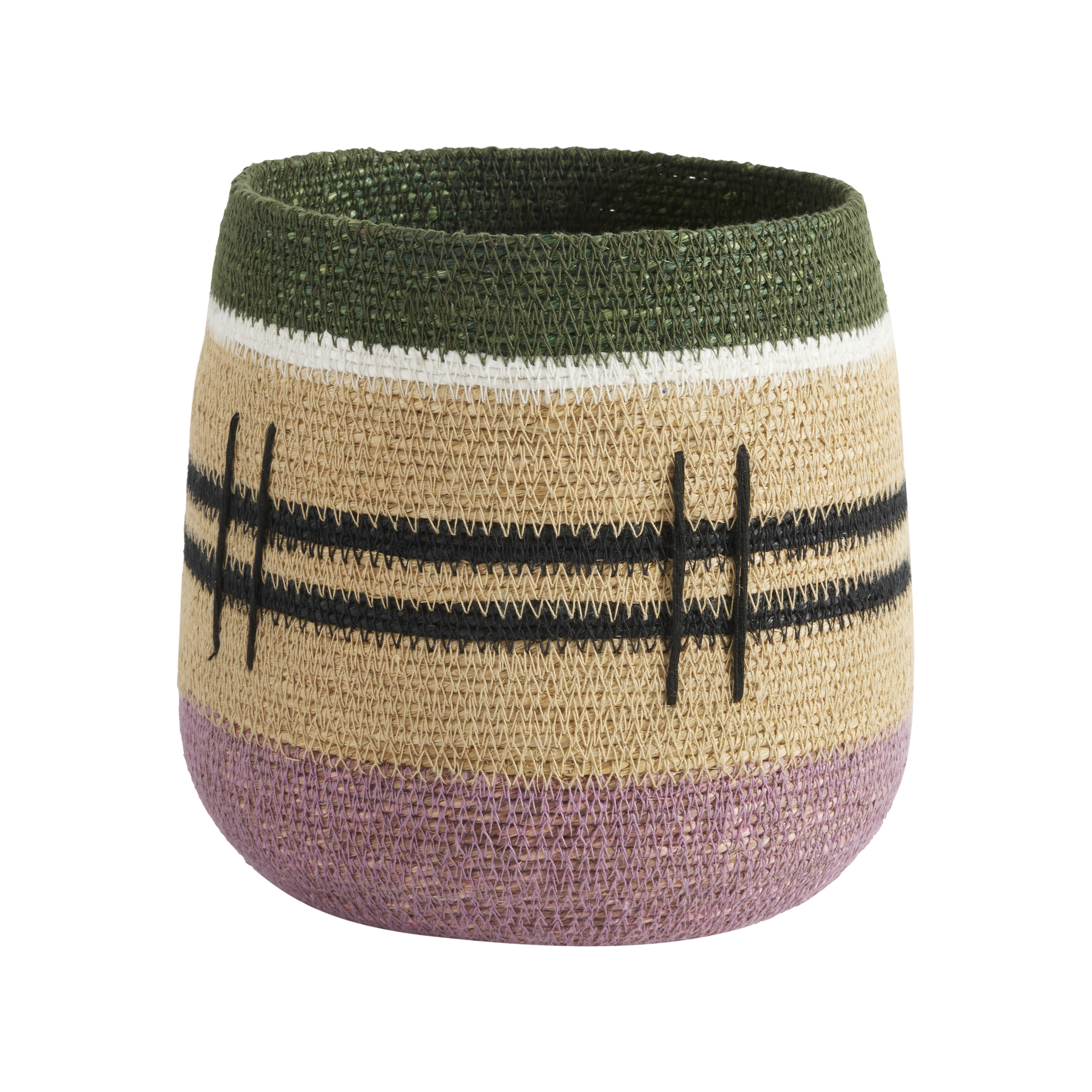 Basket Natural Purple