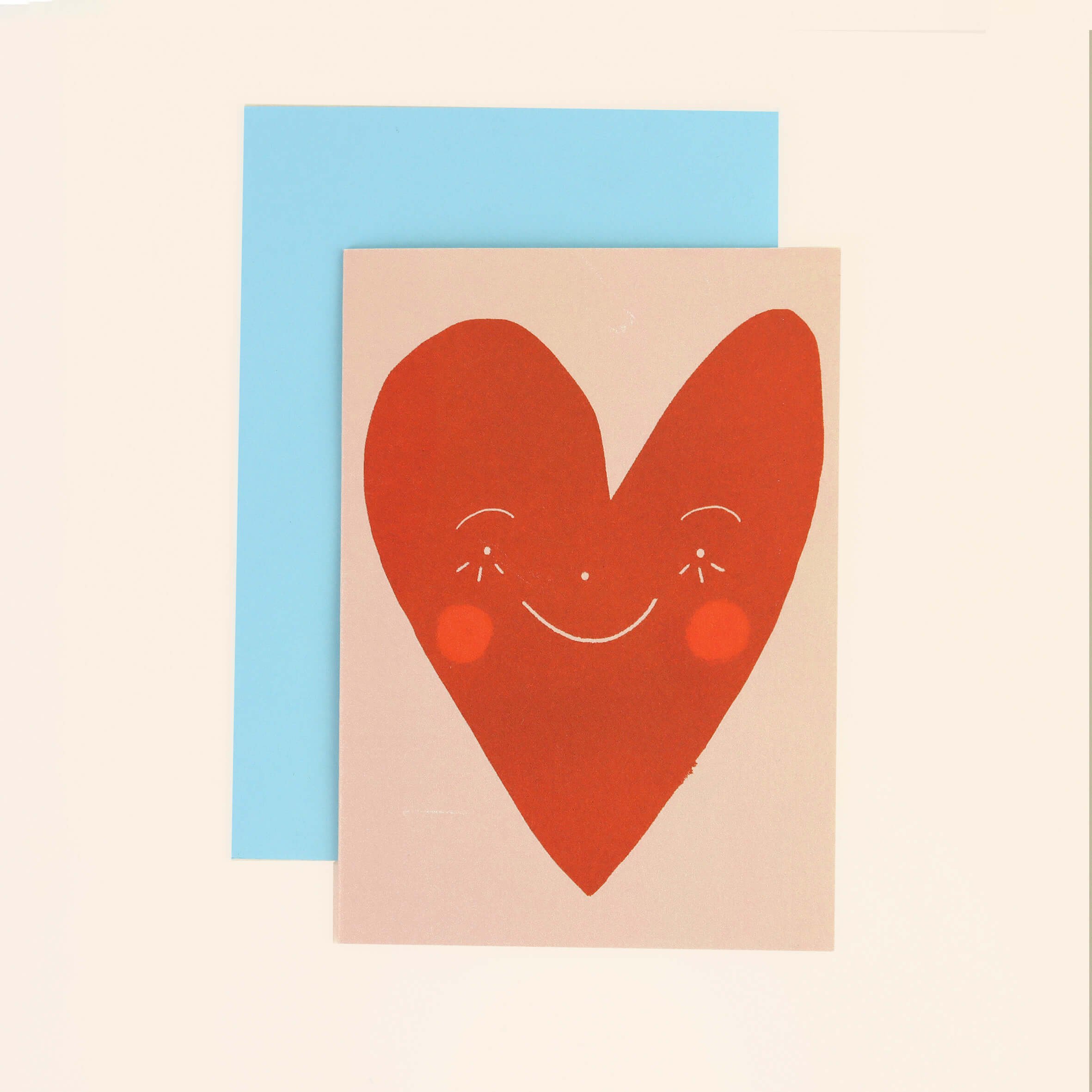 Wonky Heart Greeting Card