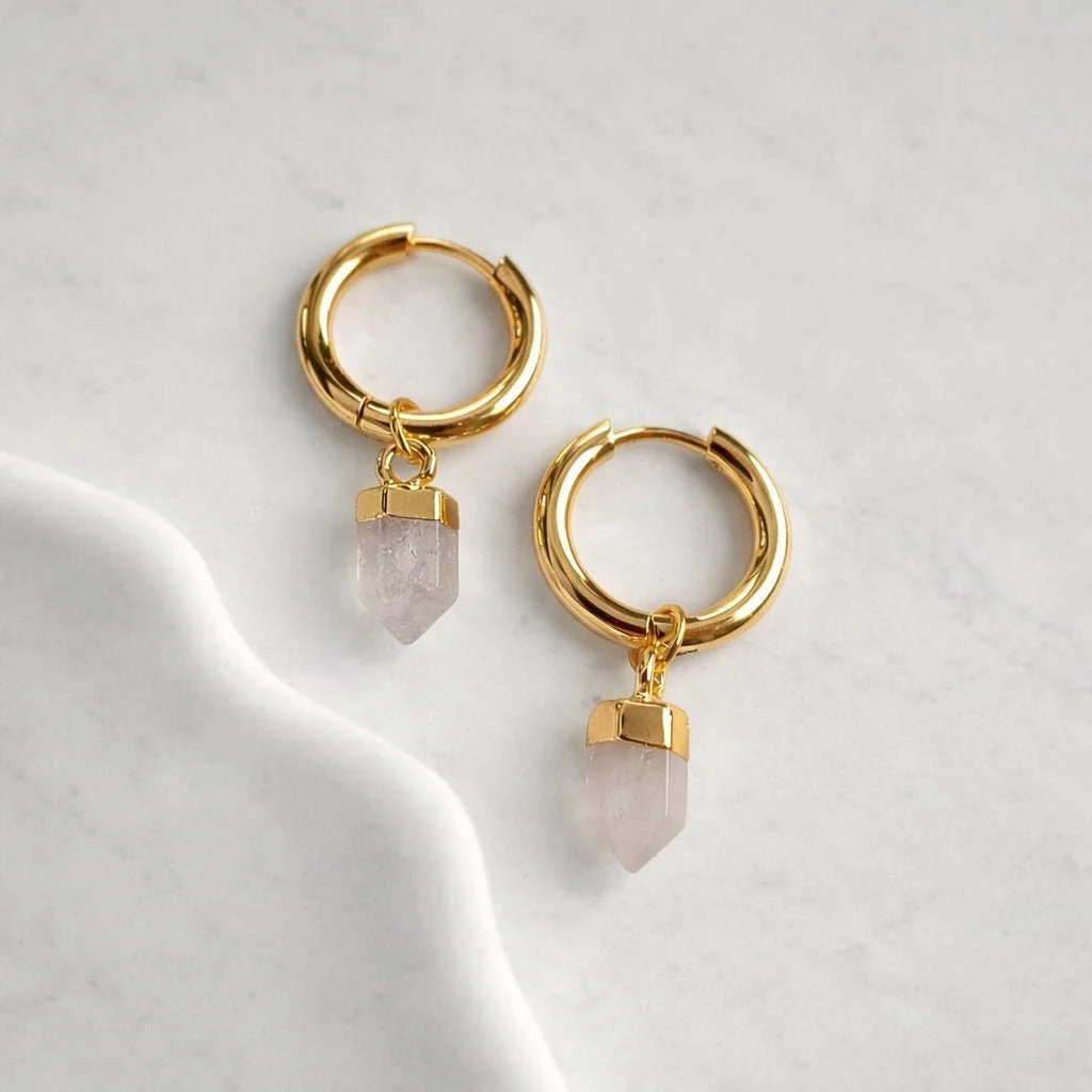 Glacier Hoop Earrings