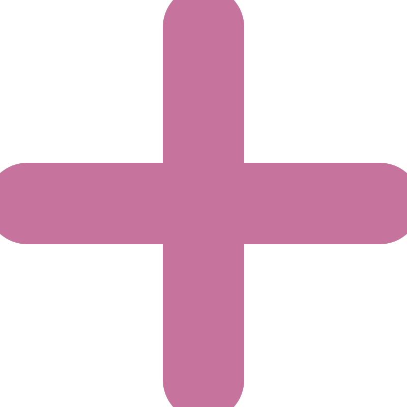 A pink and black arrow pointing downward