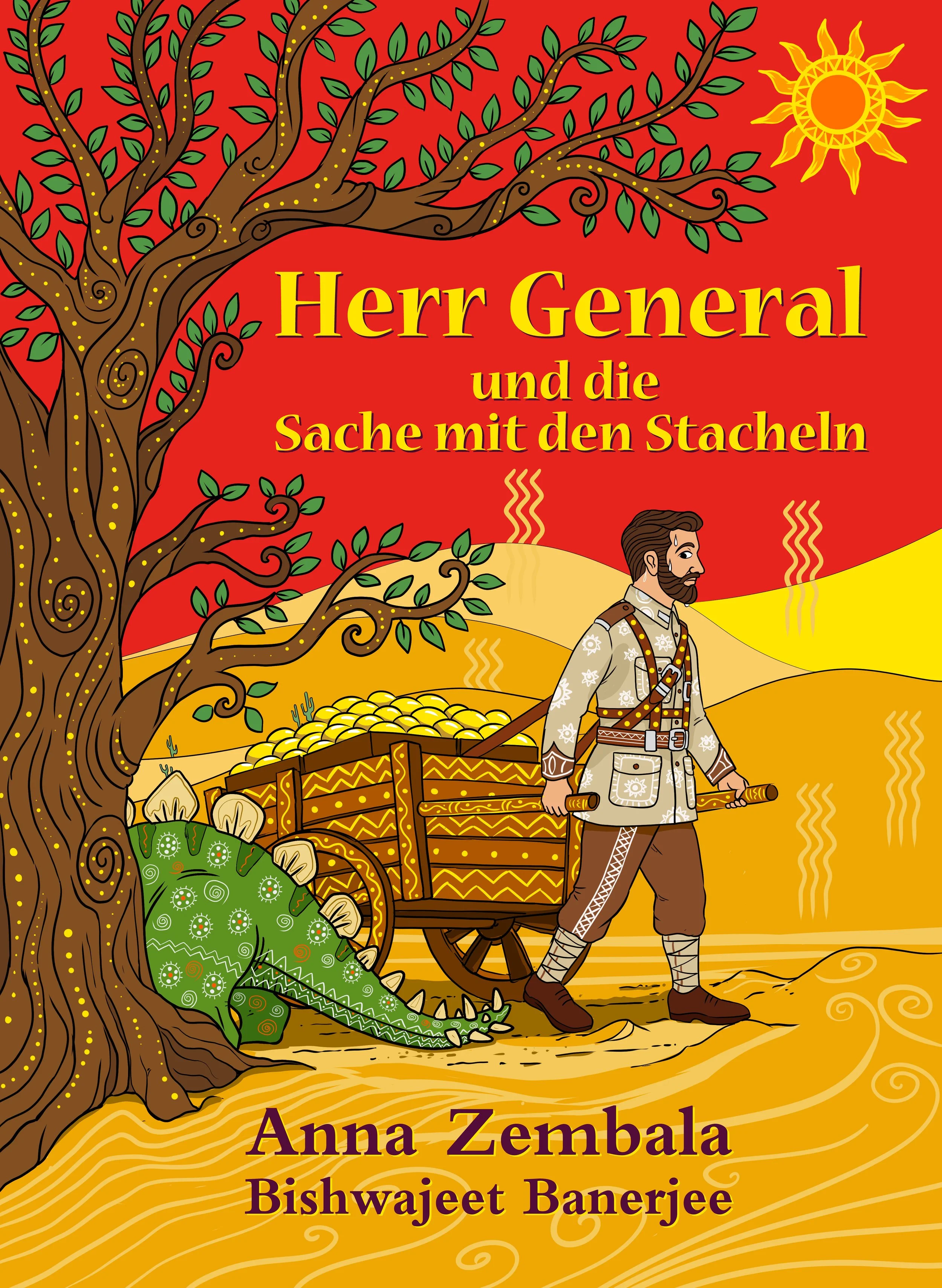 Buchcover von "Herr general und die sache mit den Stacheln".