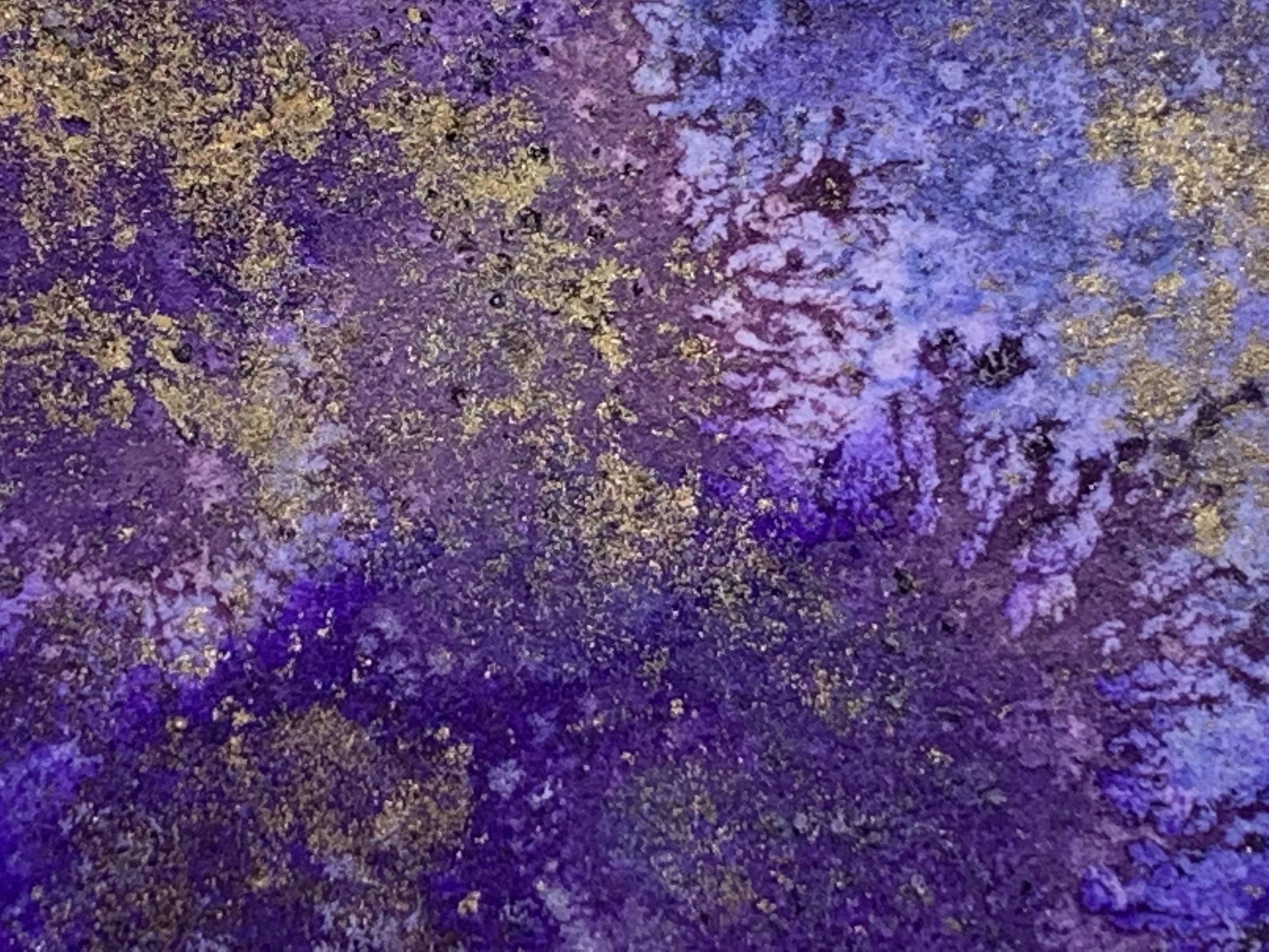 Handpainted texture heart card