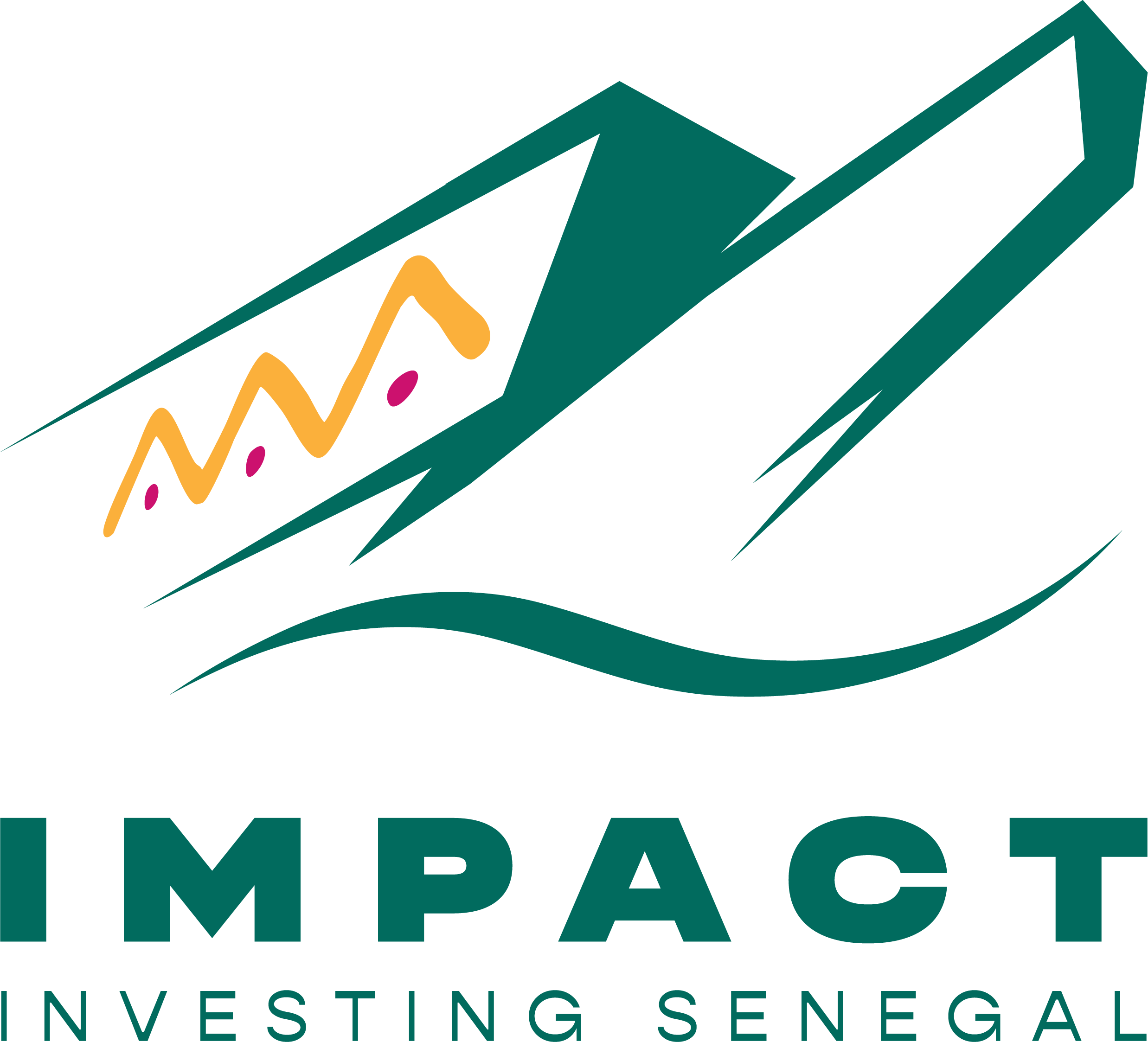 Text graphic with the words "IMPACT INVESTING SENEGAL".