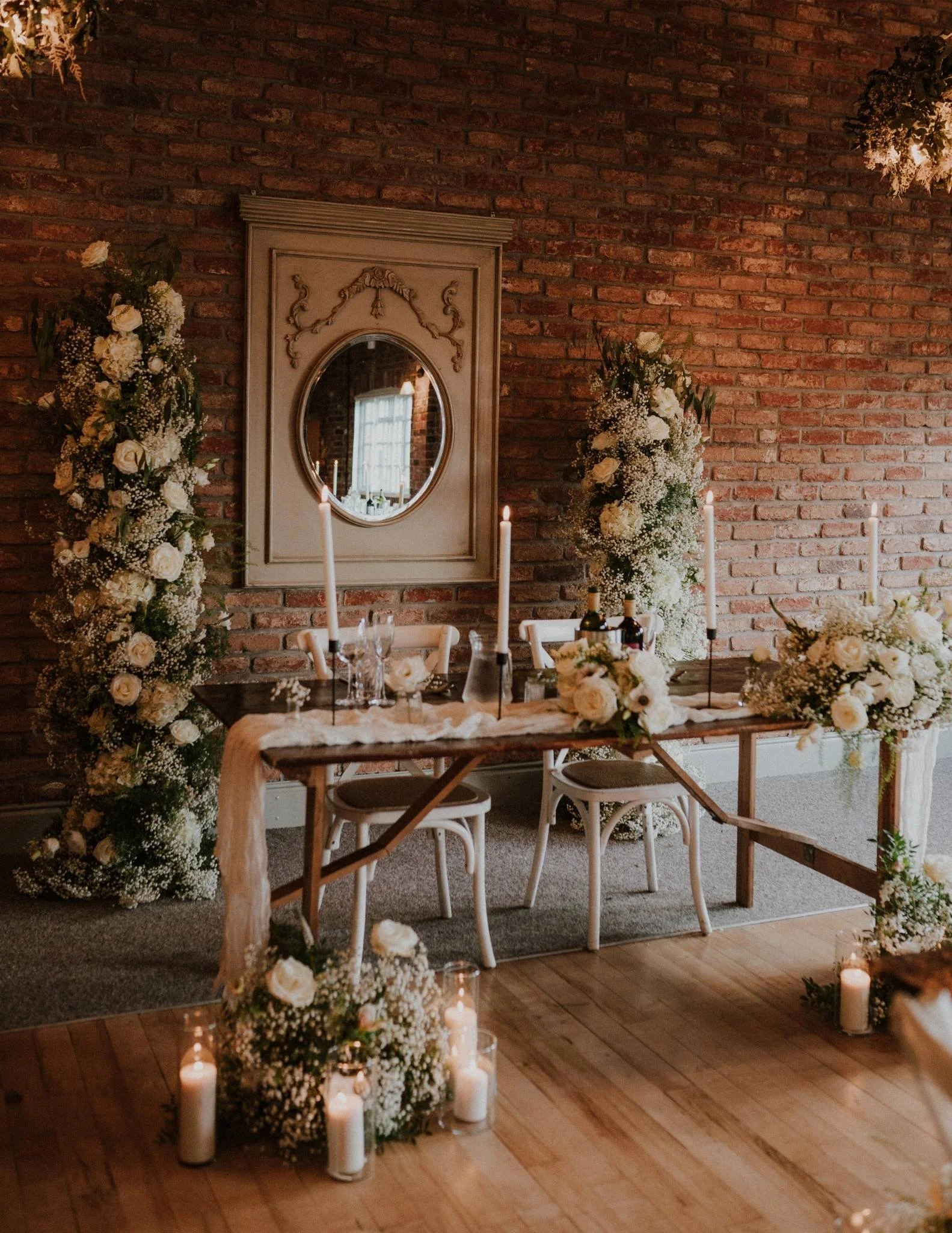 larkspur lodge wedding reception flowers north florist