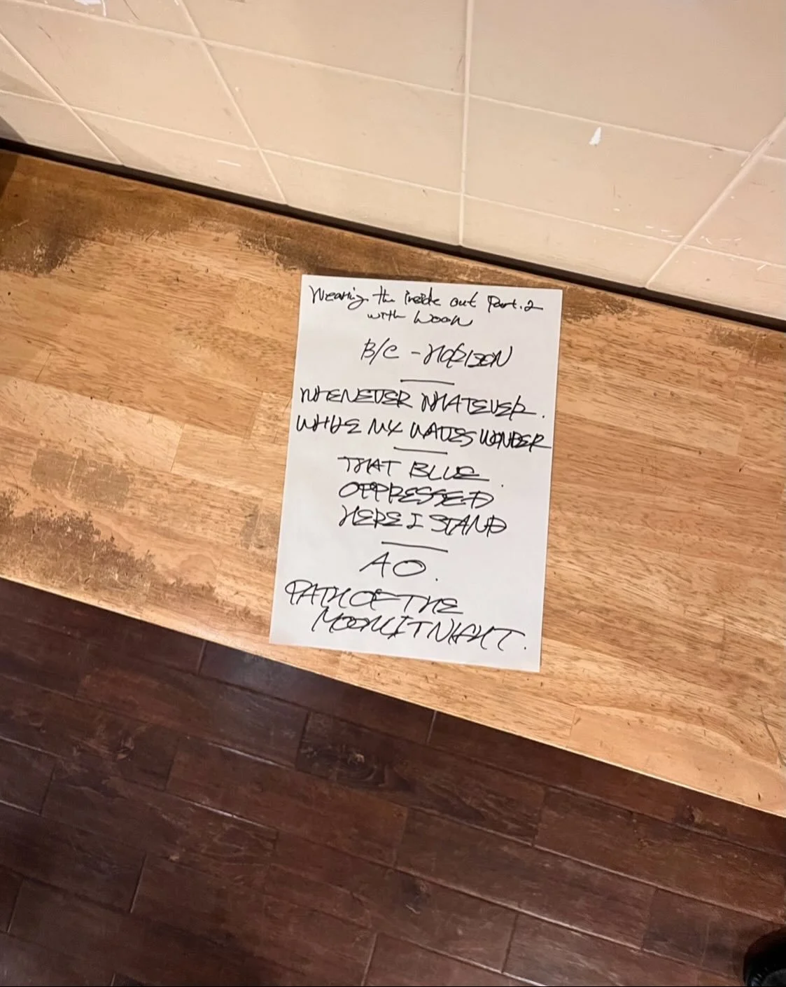 ◤ OFFICIAL PLAYLIST ◢

Yuragi presents 
"Wearing the inside out &bull; Part ii"
セットリストのプレイリスト公開📝

Setlist of &ldquo;Wearing the Inside Out &bull; Part II&rdquo;, 
presented by Yuragi

Link in Highlight 🔗

https://open.spotify.com/playlist
