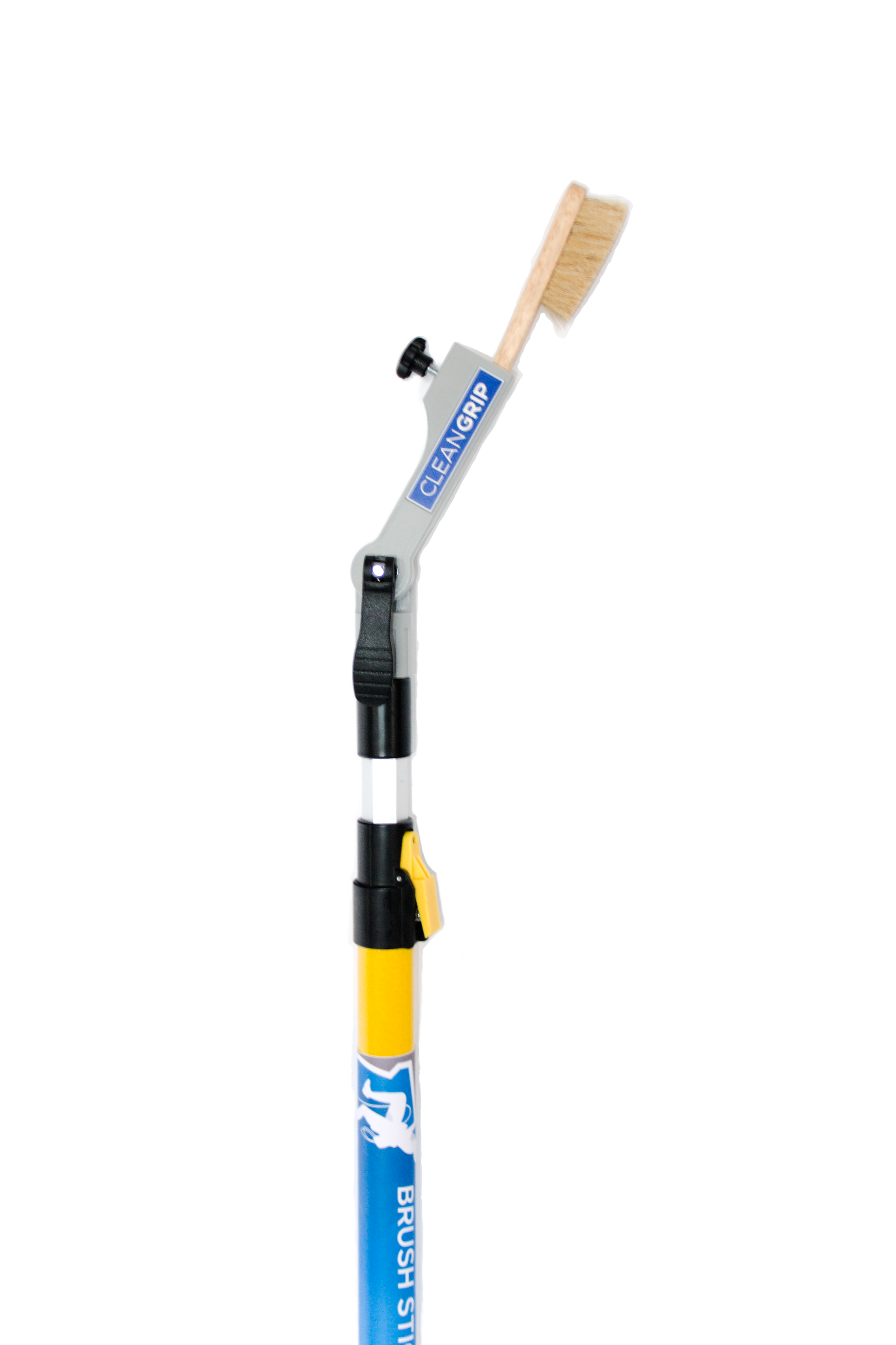 4' - 8' Telescopic CleanGrip Brush Stick - Multi Angle