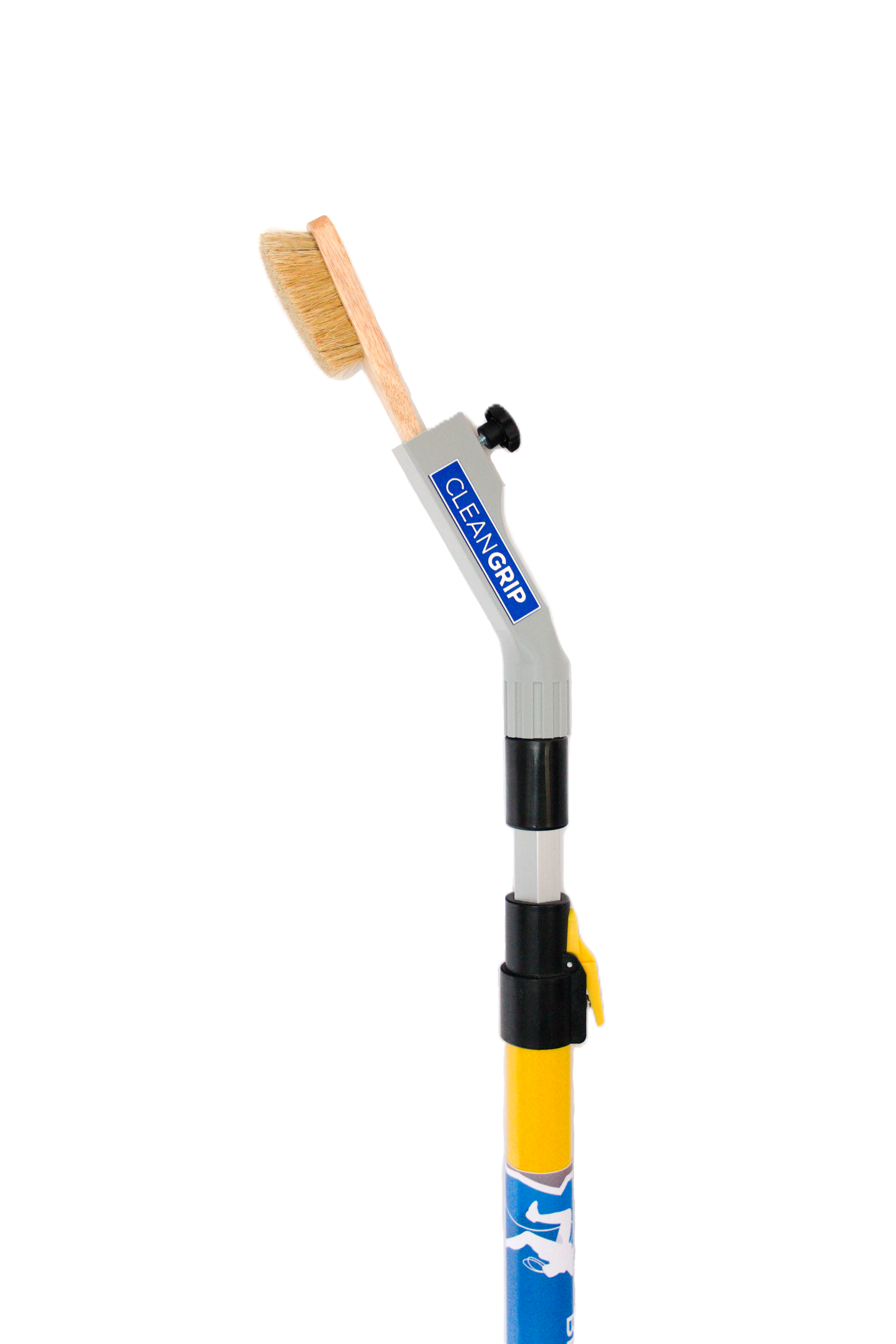 4' - 8' Telescopic CleanGrip Brush Stick - Single Angle