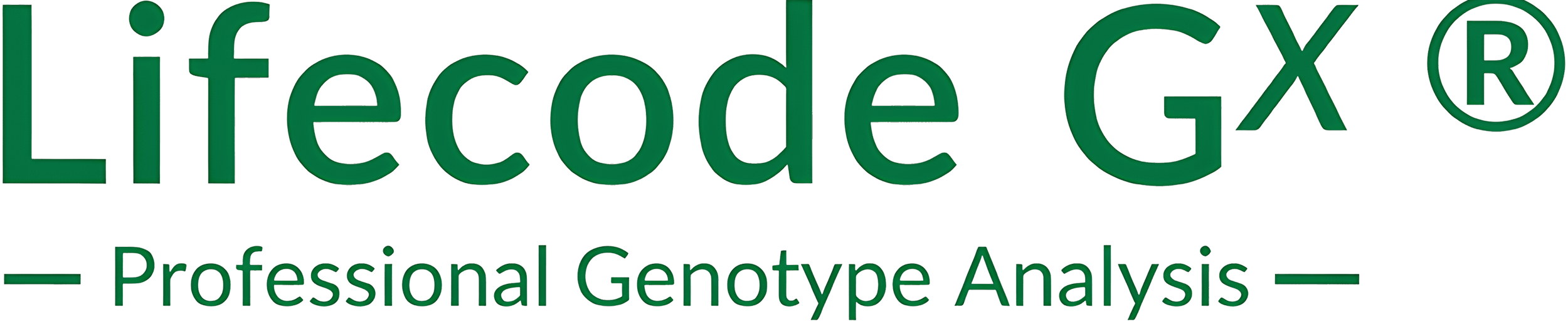 Lifecode GX logo with the tagline 'Professional Genotype Analysis'