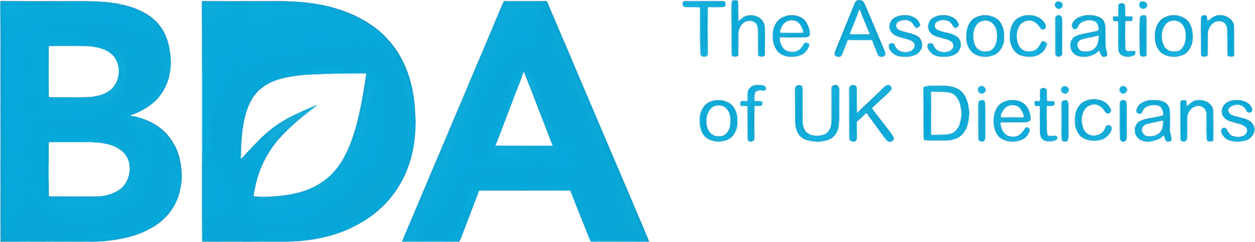 Logo of the British Dietetic Association with the text 'The Association of UK Dietitians' in blue.