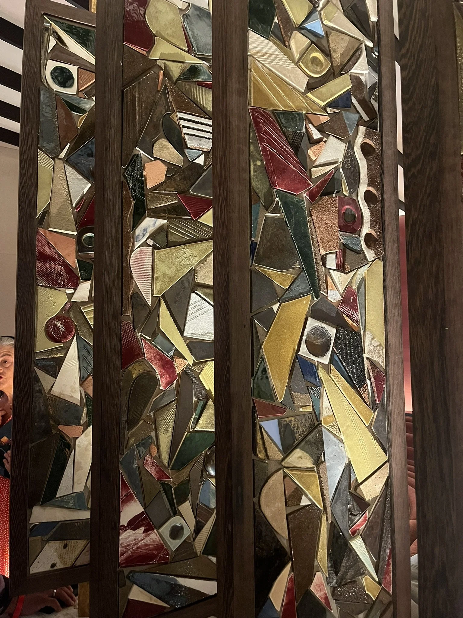 CWCCeramics bespoke ceramic screens for WOW House by interior designer Alex Dauley