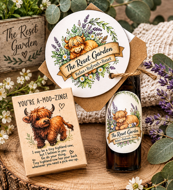 Add a Mini Highland Cow to your order for $3