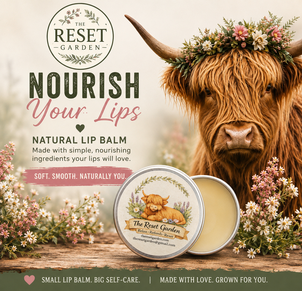 Strawberry Garden Glow Lip Balm