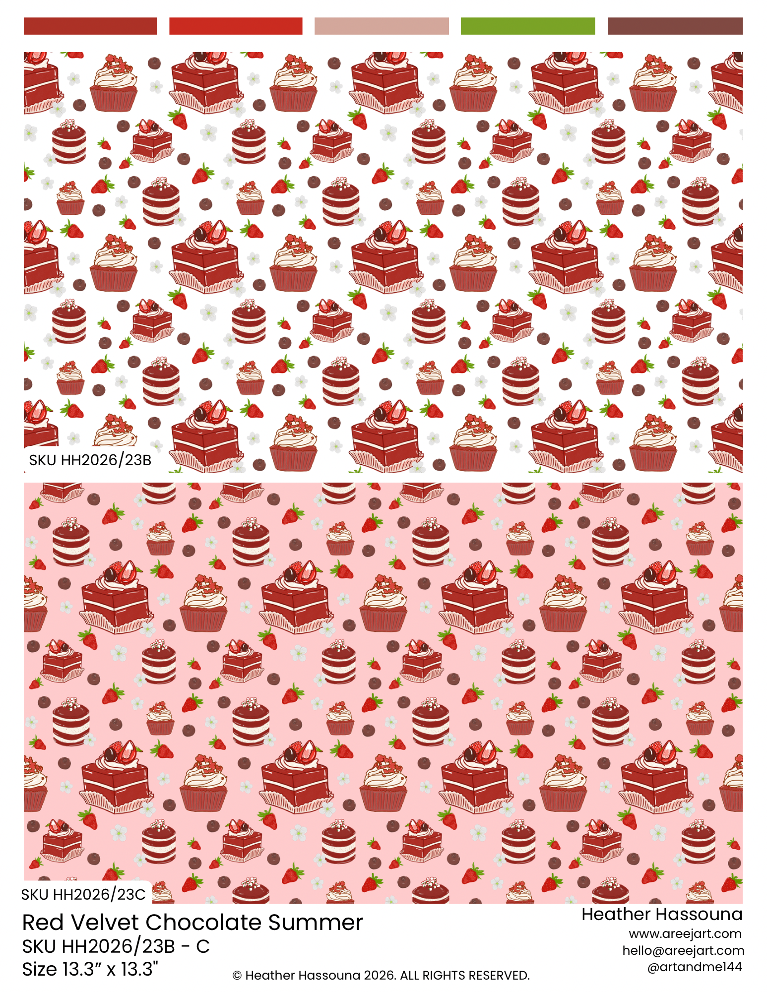 Red velvet and strawberry pattern - 2.png