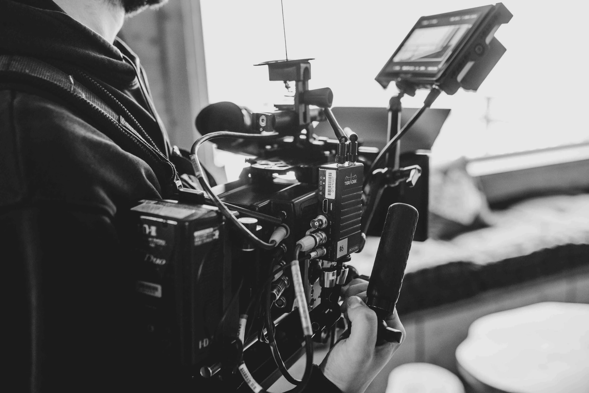 Arri Alexa rig on set