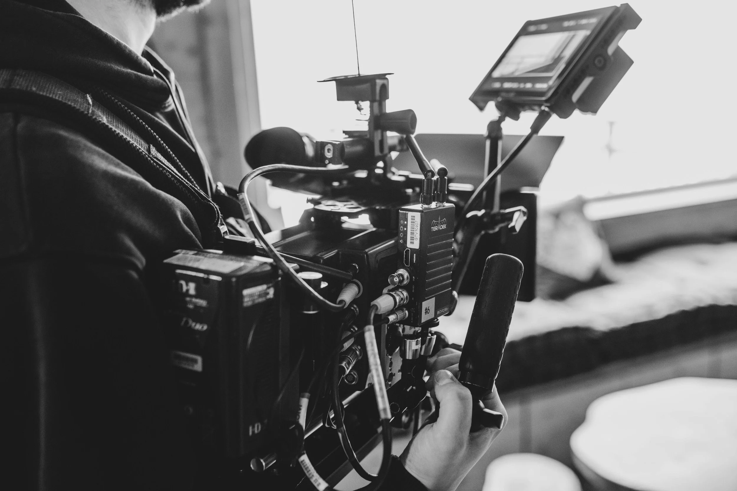 Arri Alexa rig while filming for Go Montgenevre