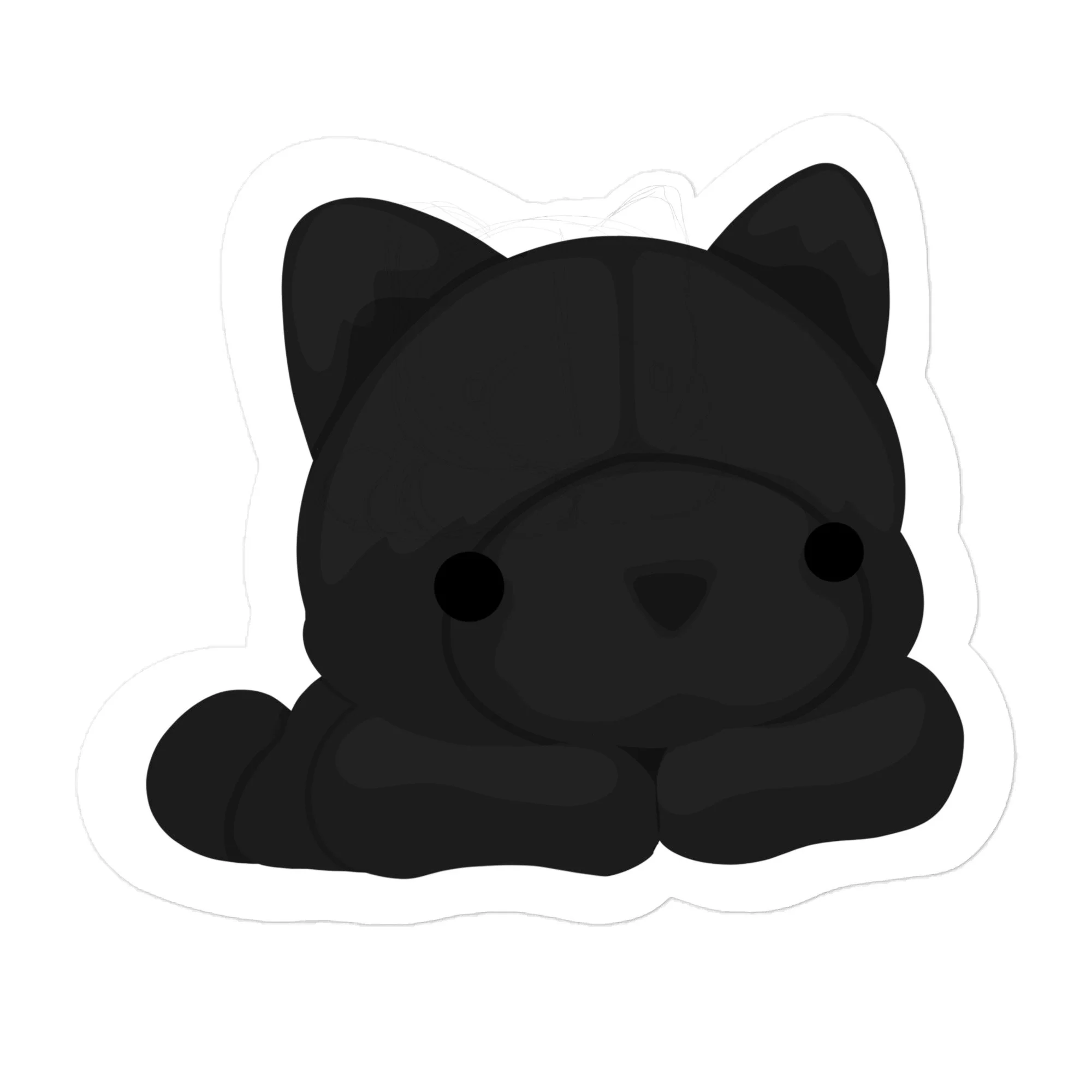 Clay Cat Sticker