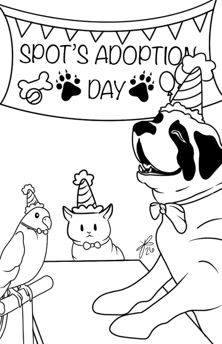 Hooray Coloring Page