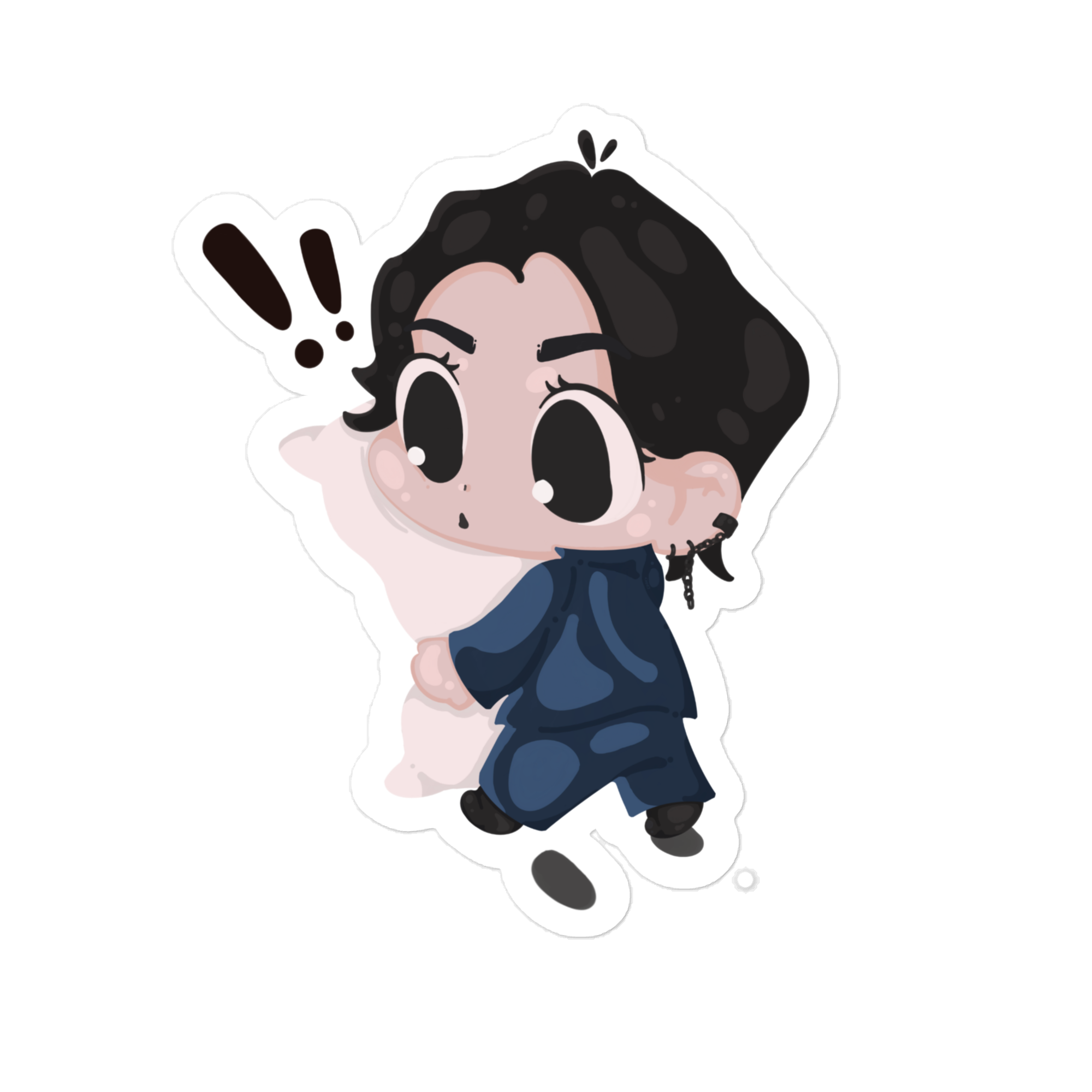 Jungkook w/ Pillow Sticker
