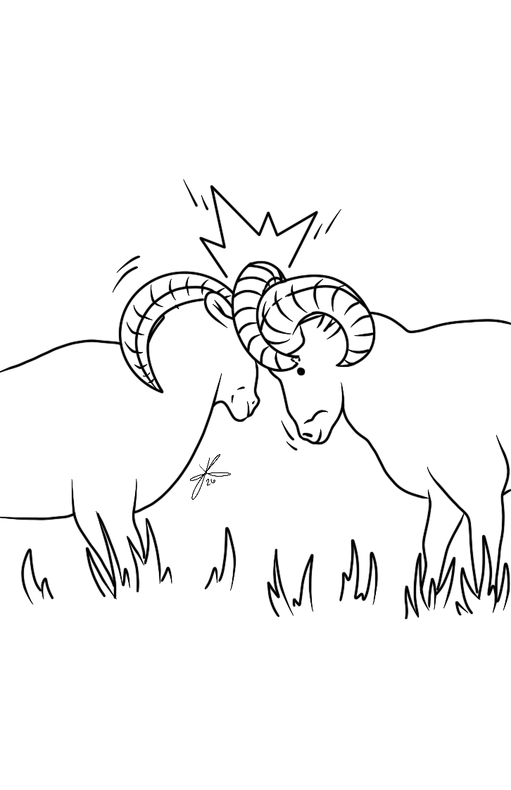 Ram Coloring Page