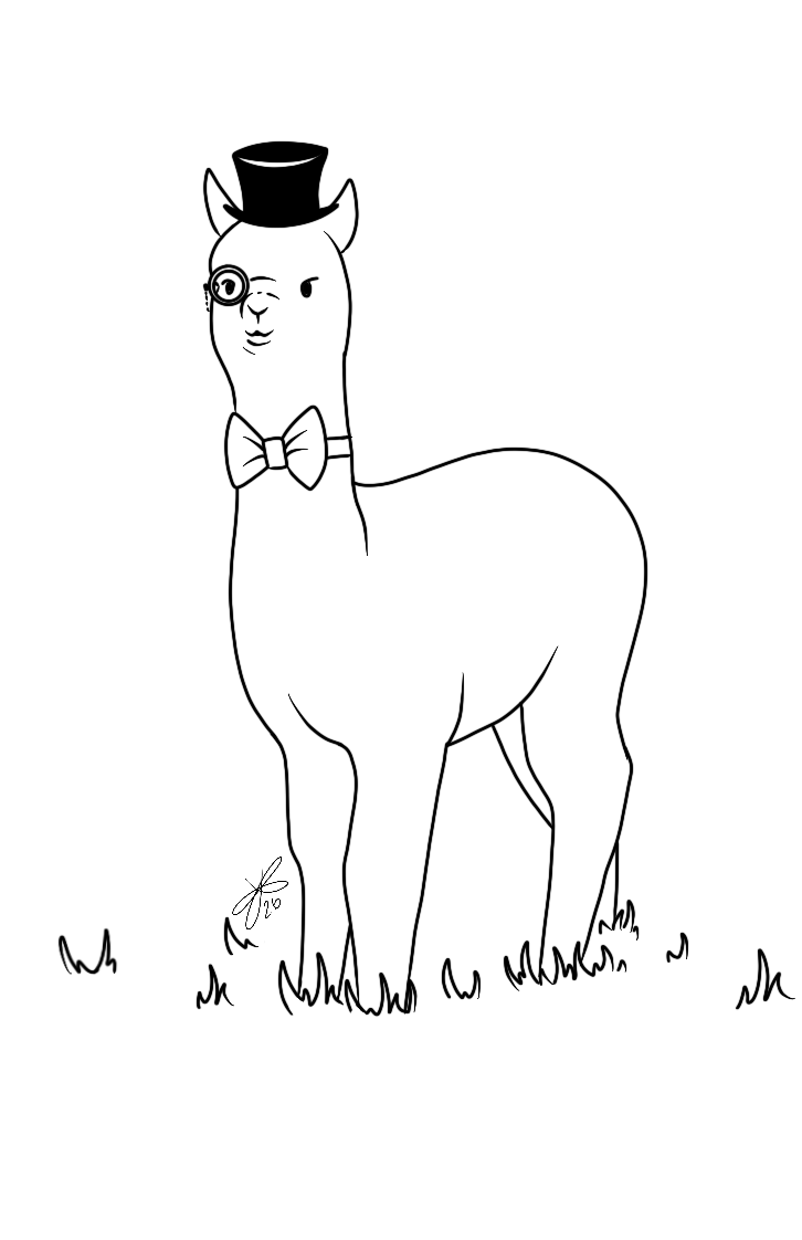 Dapper Coloring Page