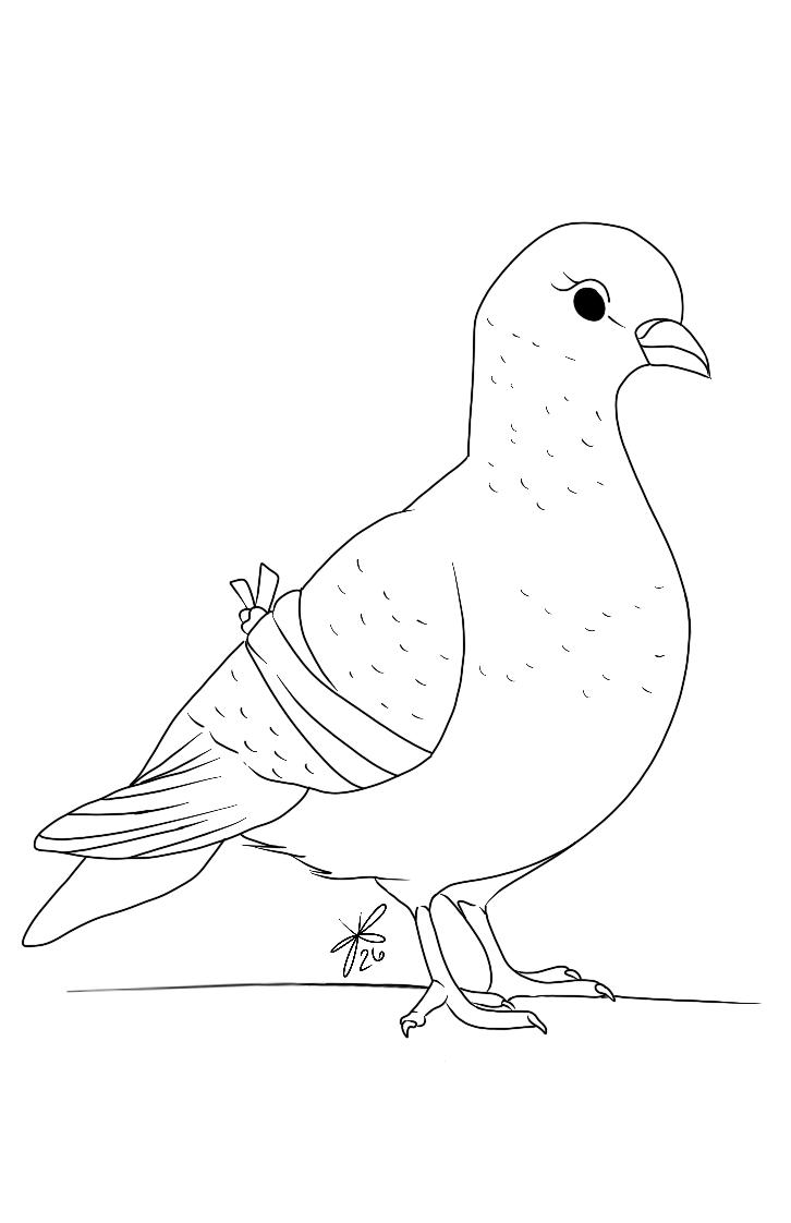 Flightless Coloring Page