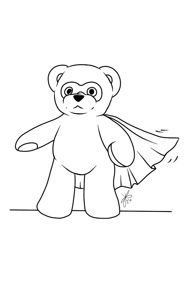 Hero Coloring Page