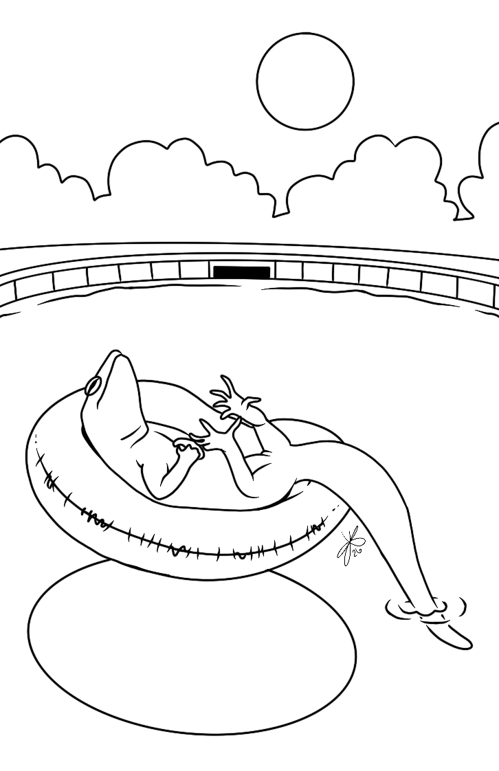 Lounge Coloring Page