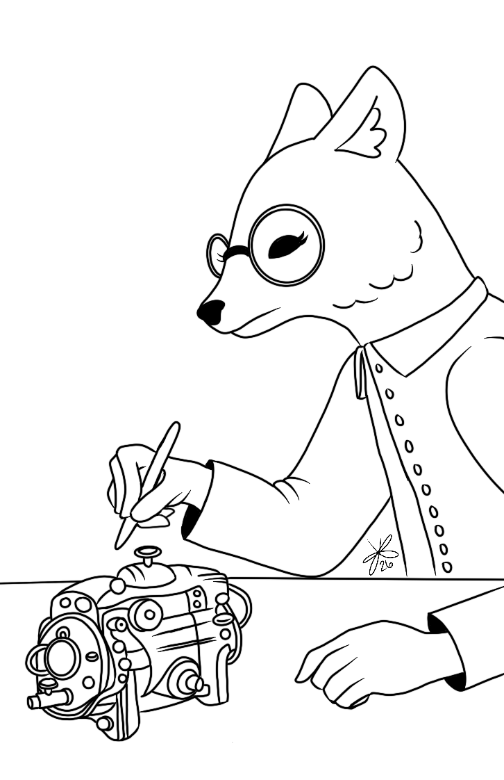 Contraption Coloring Page