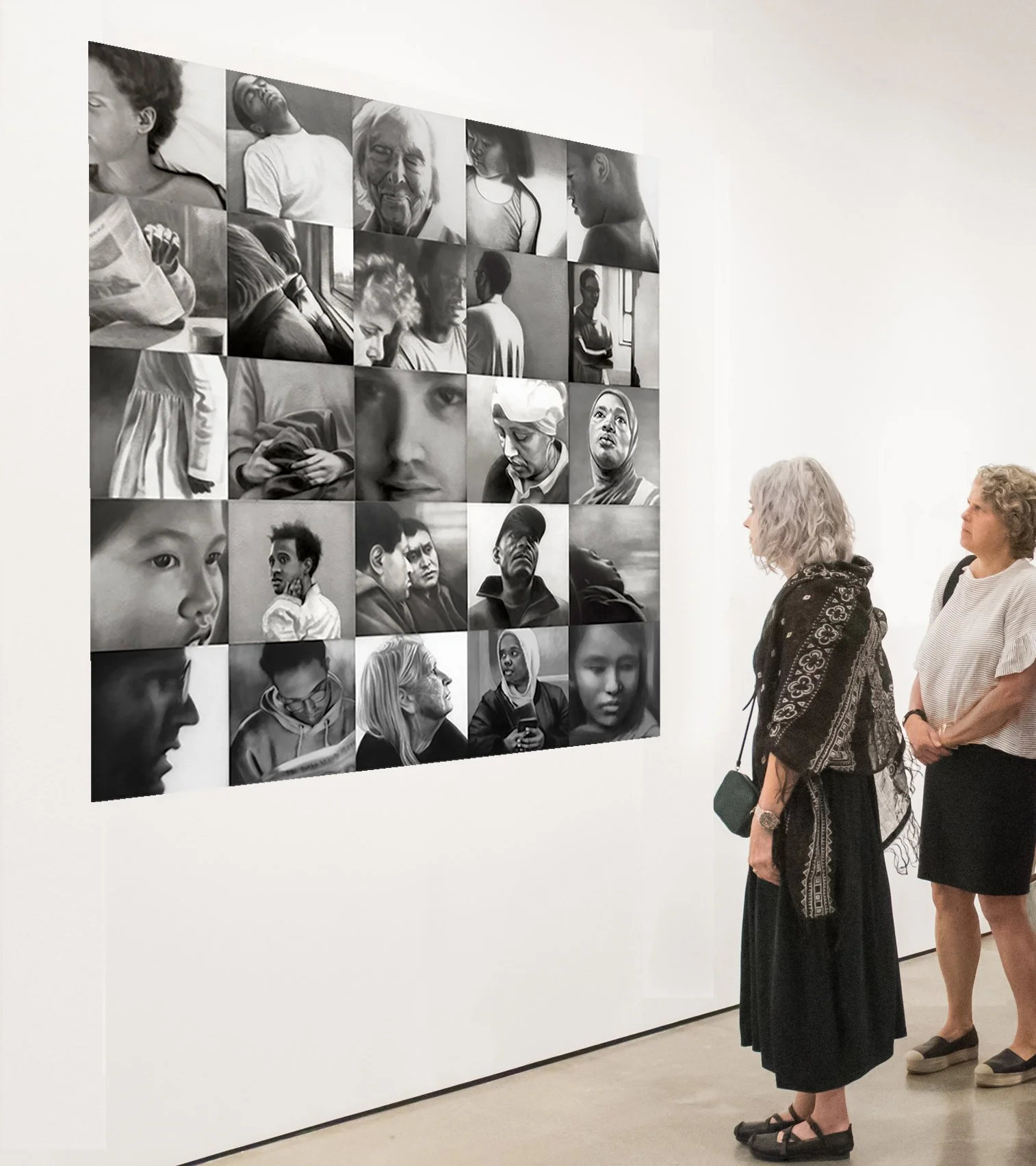 Portrait, exhibition shot