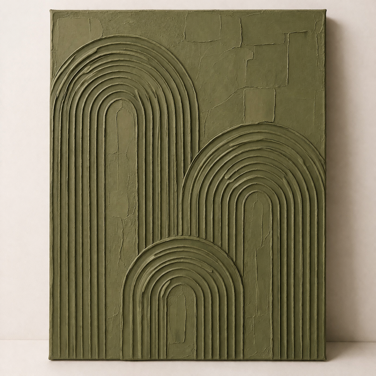 Grünes Bild mit Textur Workshop