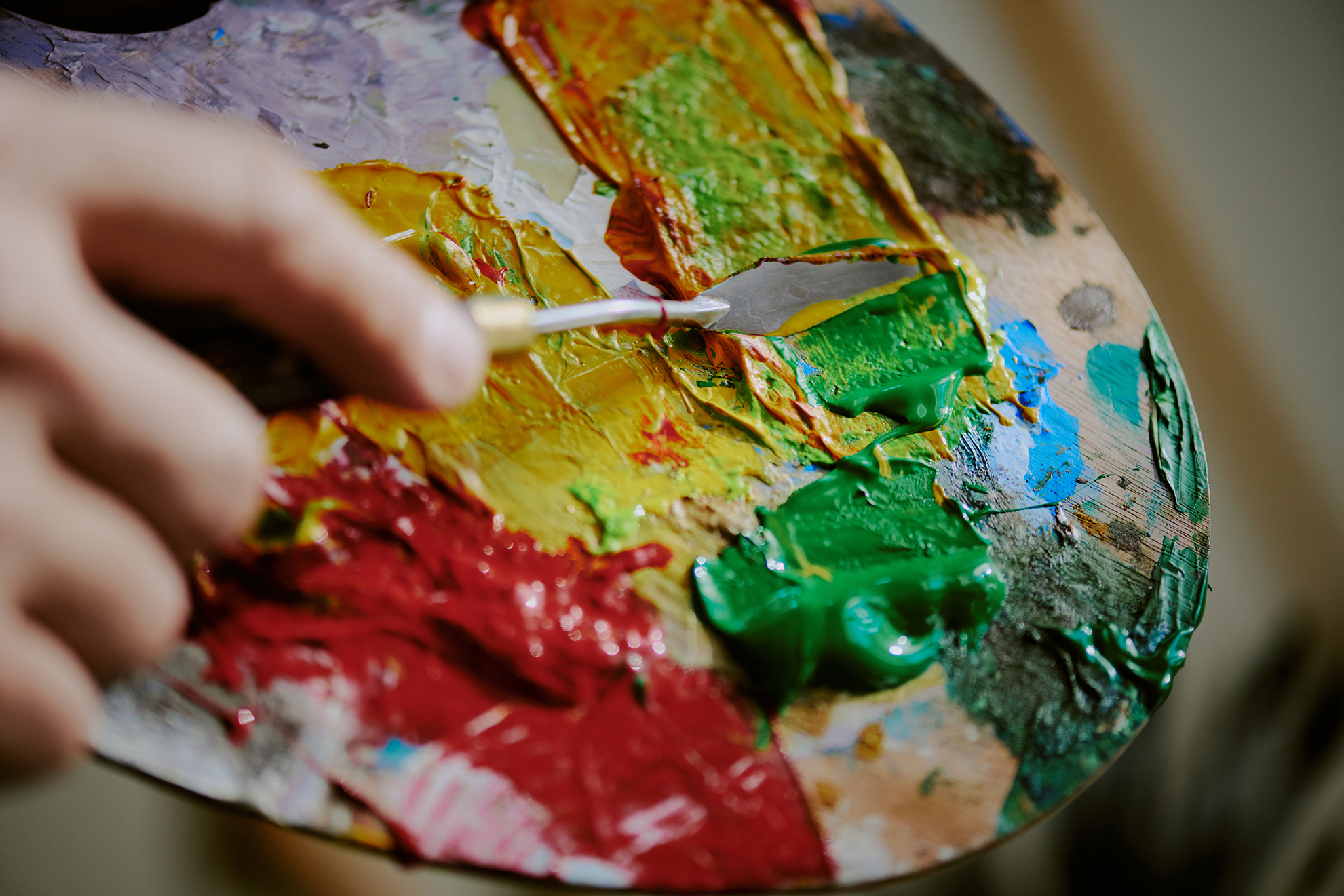 Workshop inuitives Malen in Ravensburg bei KreativEvents, paint your feelings