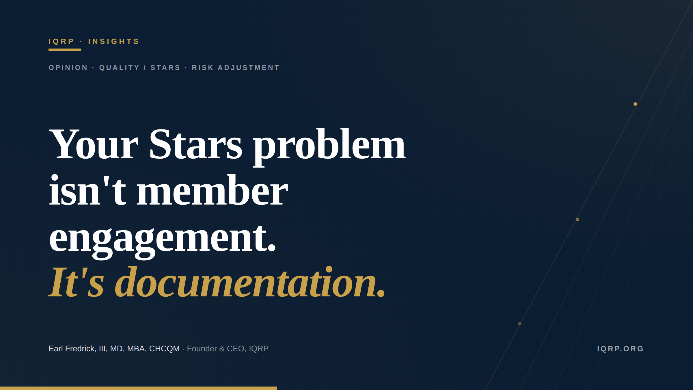 Your Stars Problem Isn't Member Engagement. It's Documentation.