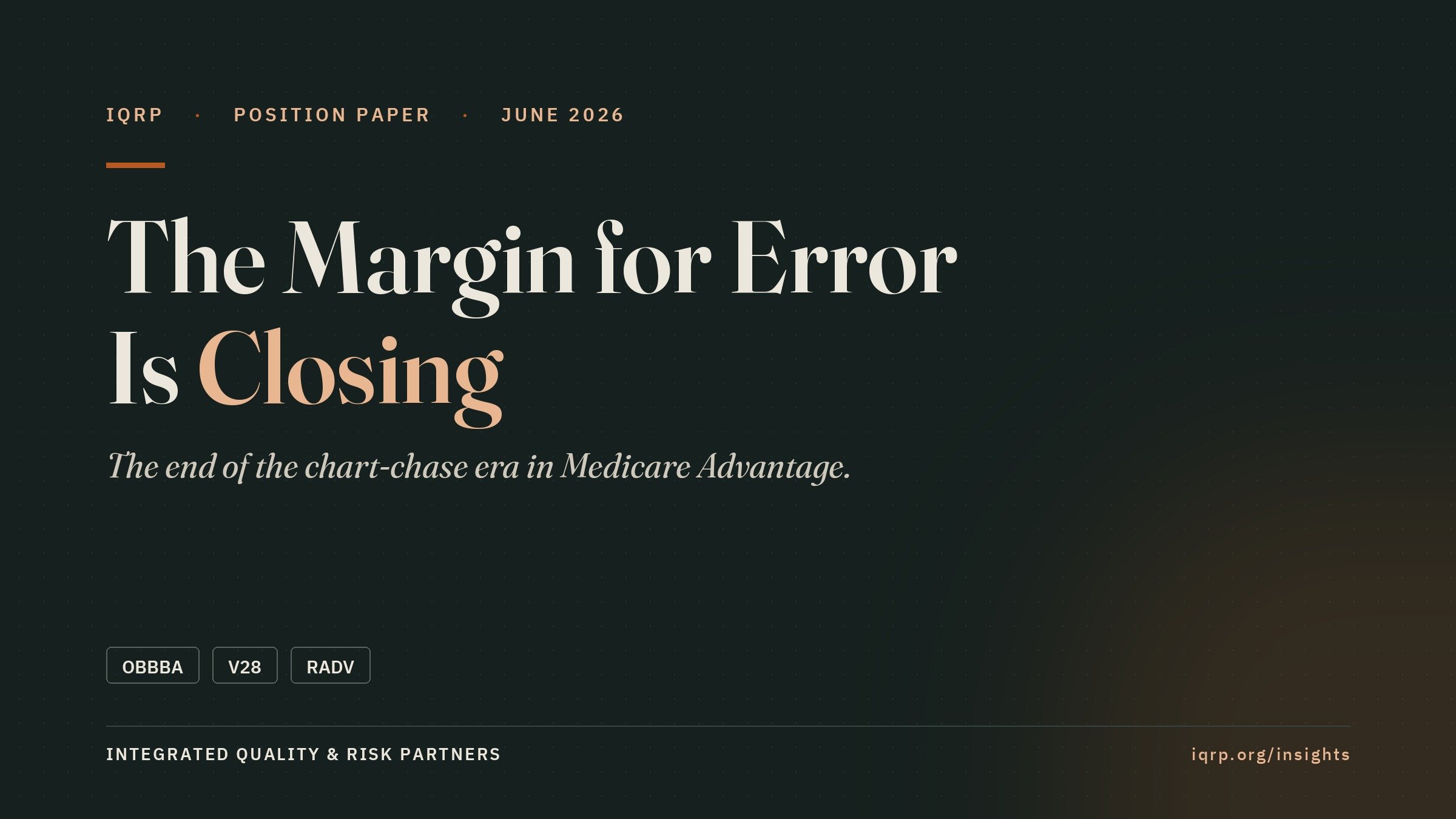 The Margin for Error Is Closing for MA