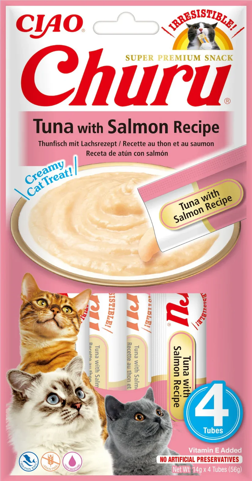 Churu 4 Pack Tuna With Salmon Recipe
