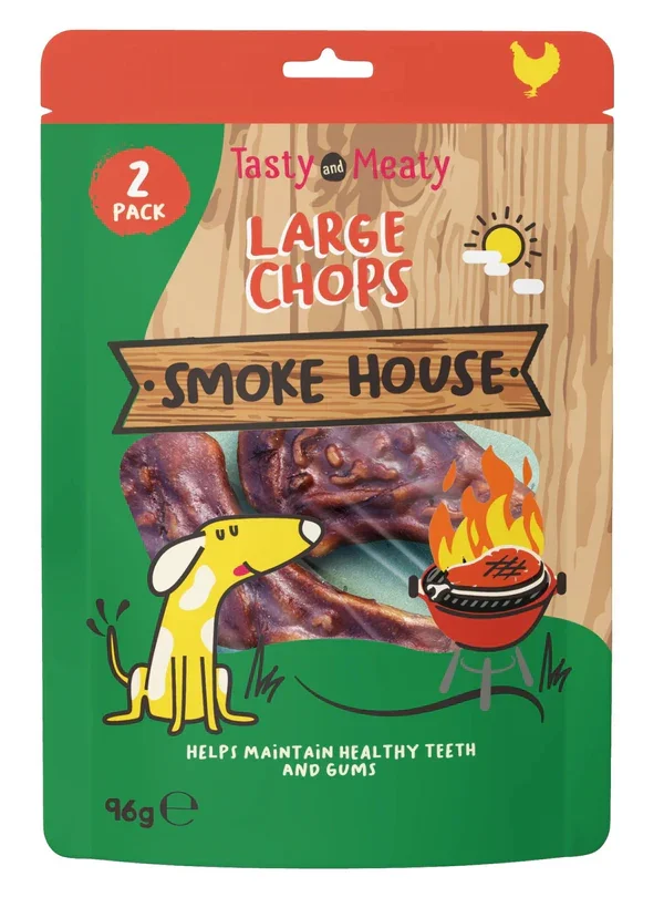 Tastsy & Meaty Smokehouse Chops Large 96g