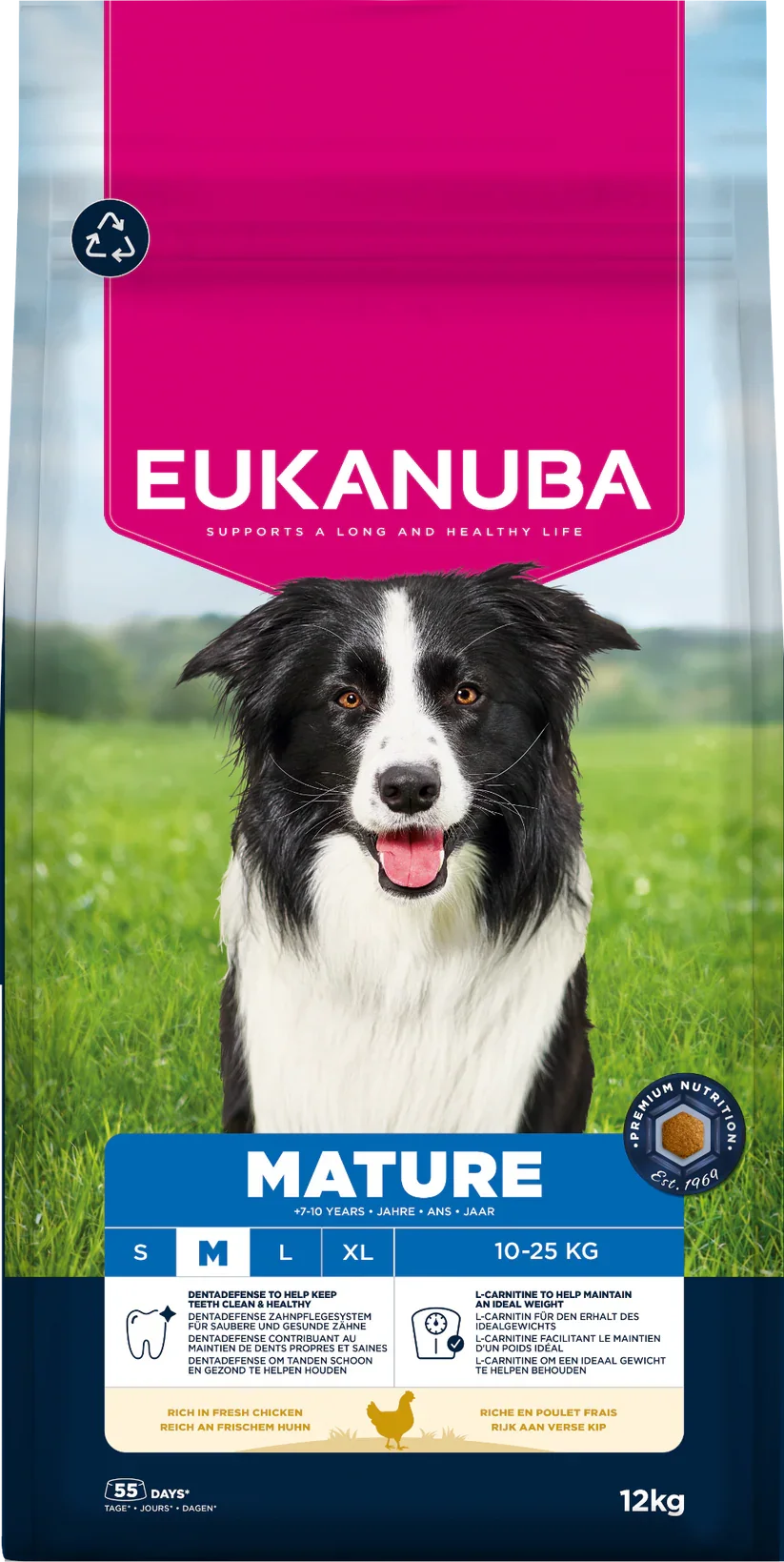 Eukanuba Dog Mature Medium Chicken 12kg.webp