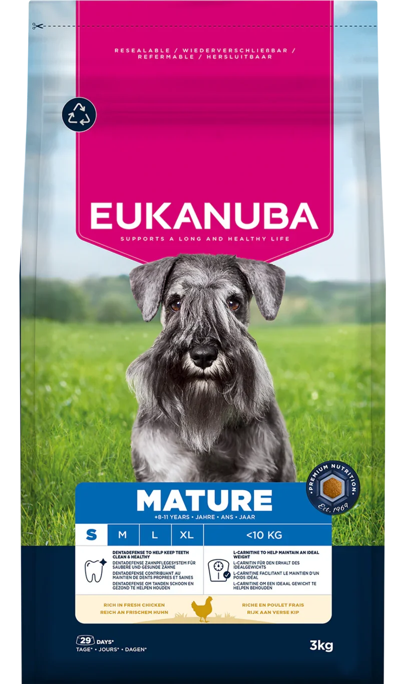 Eukanuba Dog Mature Small Chicken 3kg.webp