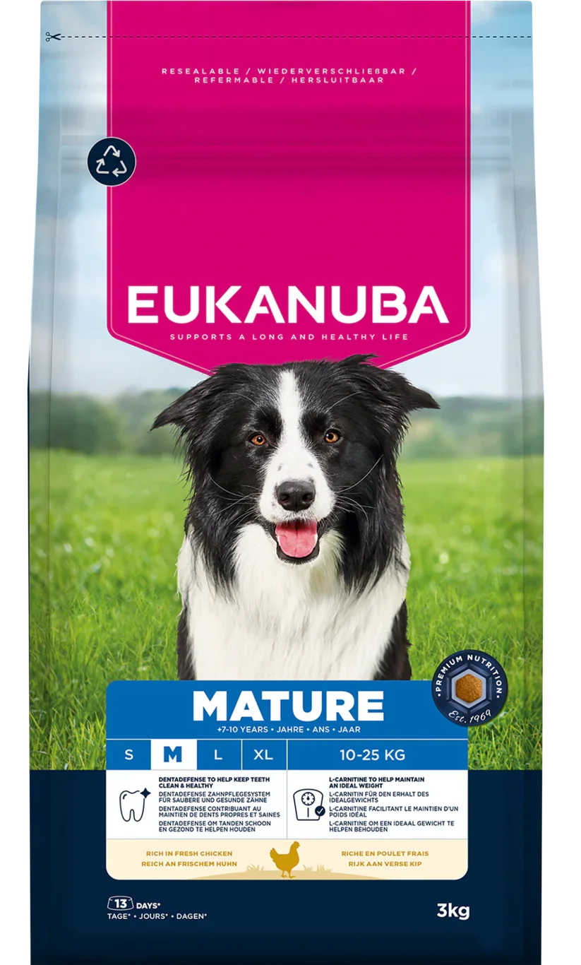 Eukanuba Dog Mature Medium Chicken 3kg.webp