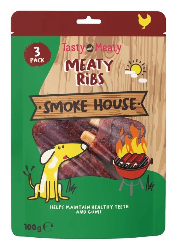 Tastsy & Meaty Smokehouse Ribs 100g