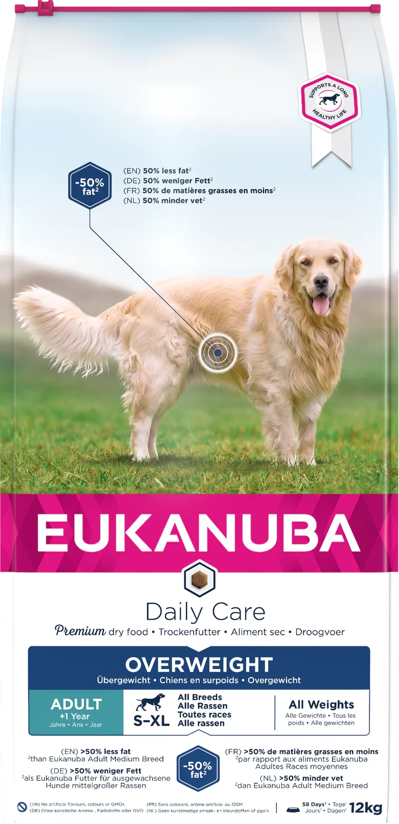 Eukanuba Daily Care Adult Overweight Dry Dog Food - Chicken 12.5kg.webp