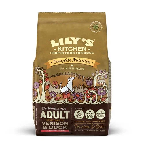 Lily's Kitchen Dog Duck Salmon & Venison Wild Woodland Walk Adult Dry Food 7kg.webp