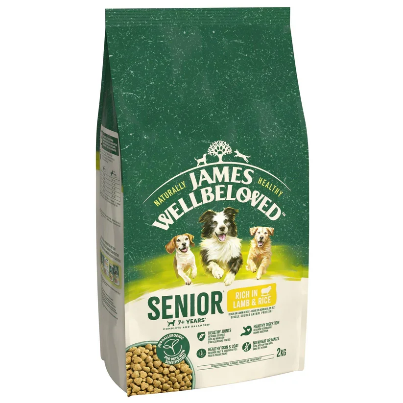 James Wellbeloved Dry Dog Senior Lamb & Rice 2kg.webp